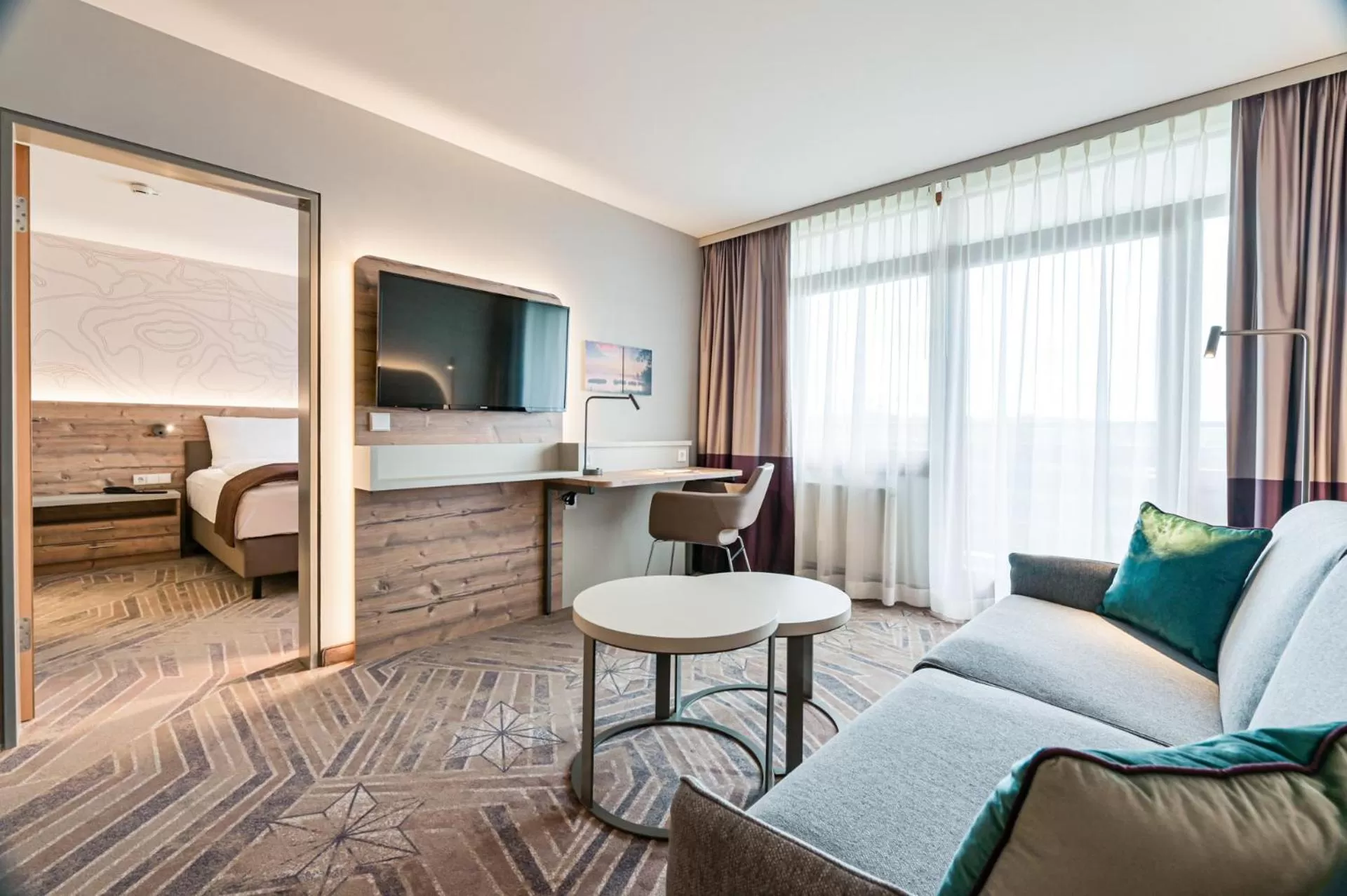 Living room, Bed in feelMOOR - Gesundresort Bad Wurzach