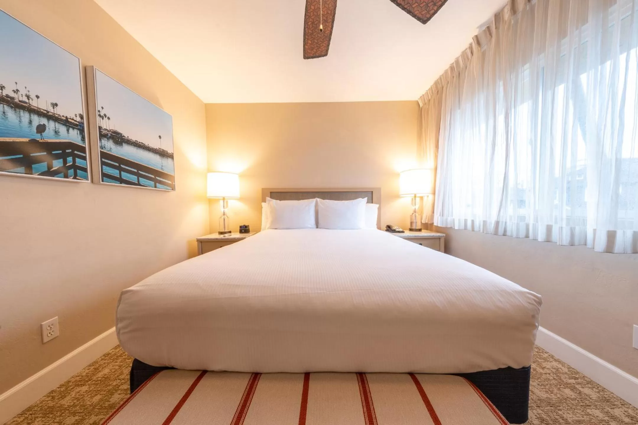 Bed in Southern California Beach Club