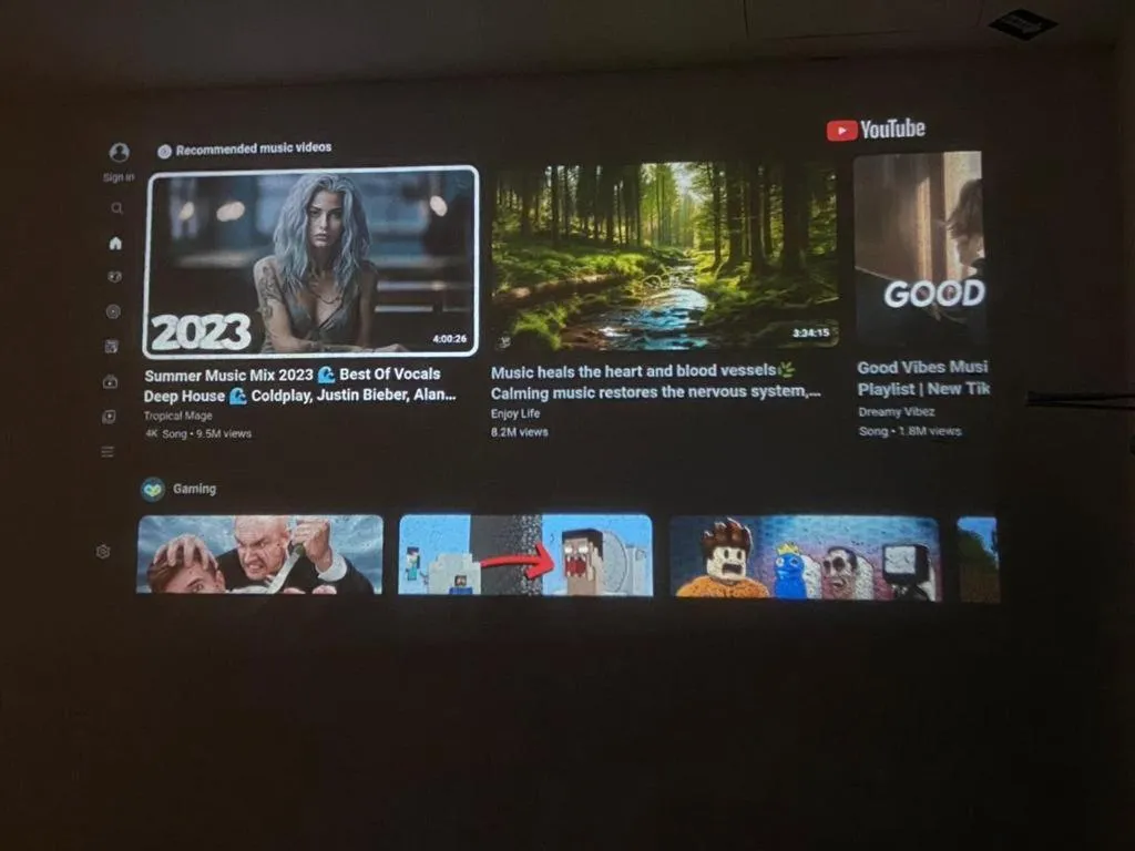 Entertainment in WF Motel