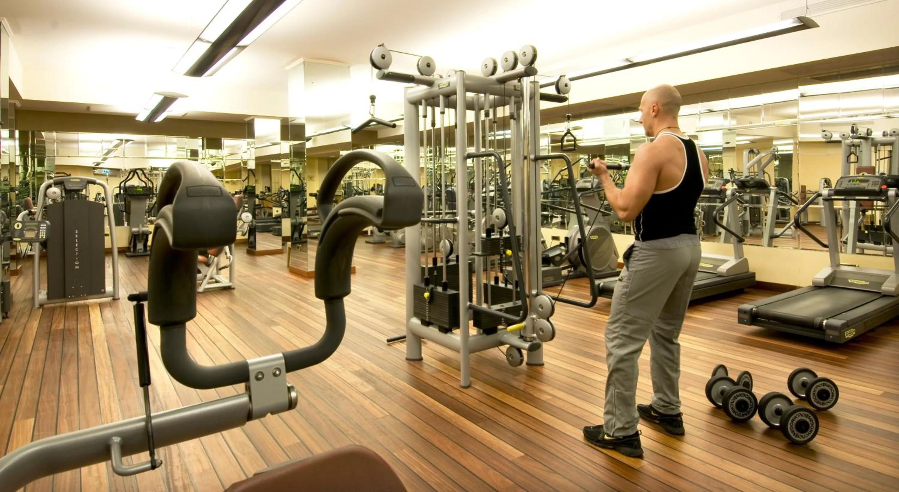 Fitness centre/facilities in Grand Hotel Dino