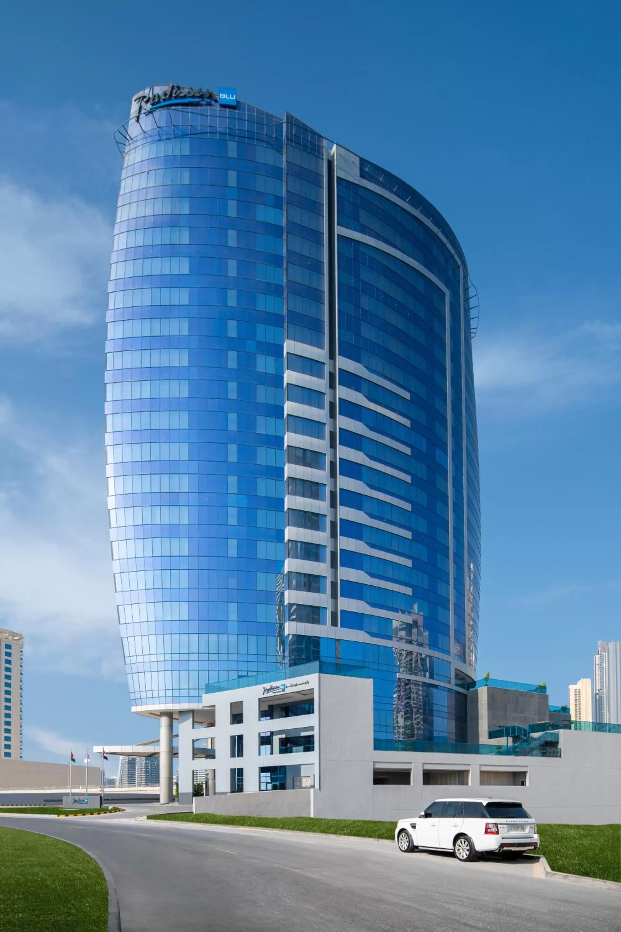 Property building in Radisson Blu Hotel, Dubai Canal View