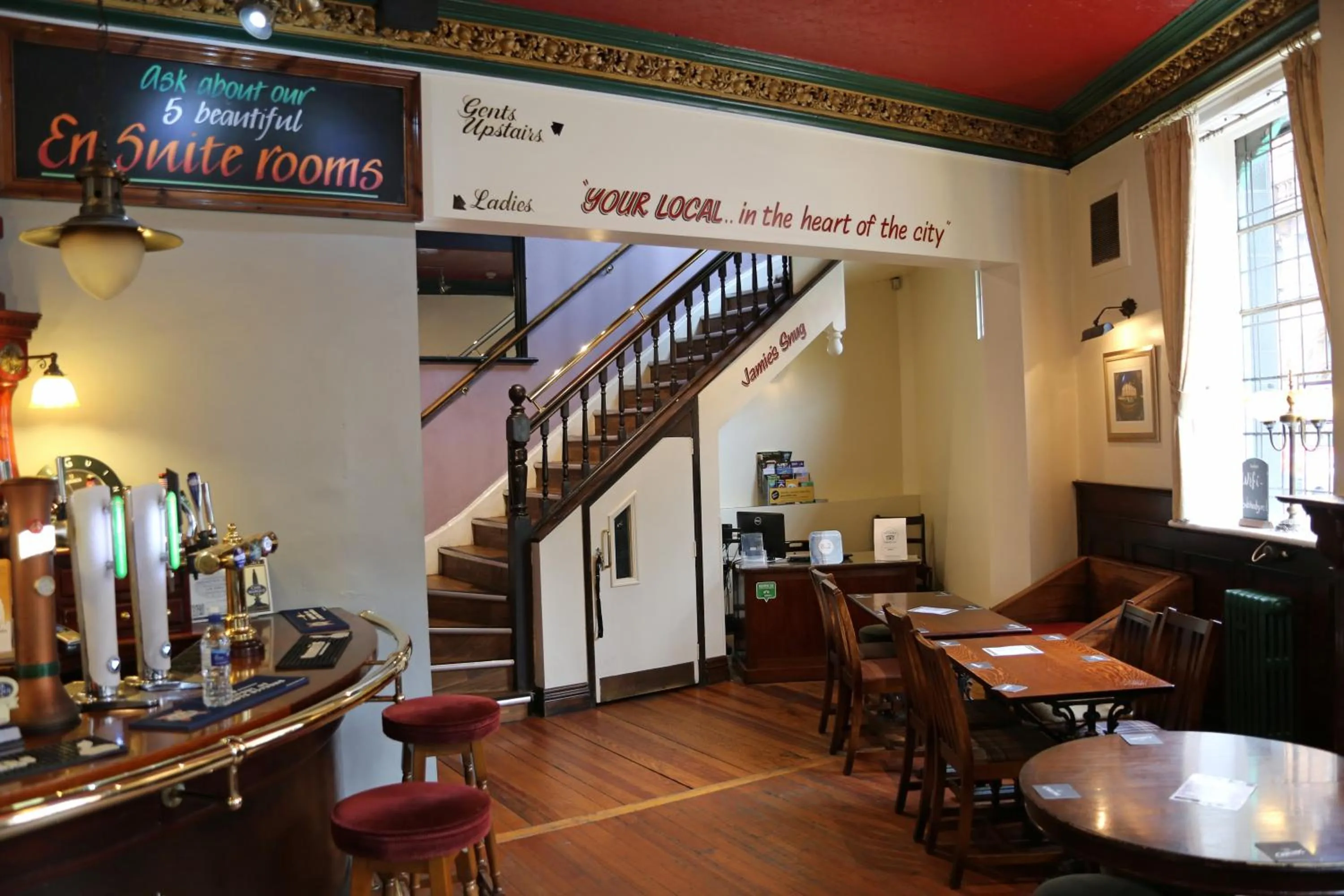 Lobby or reception in The Bulls Head Hotel