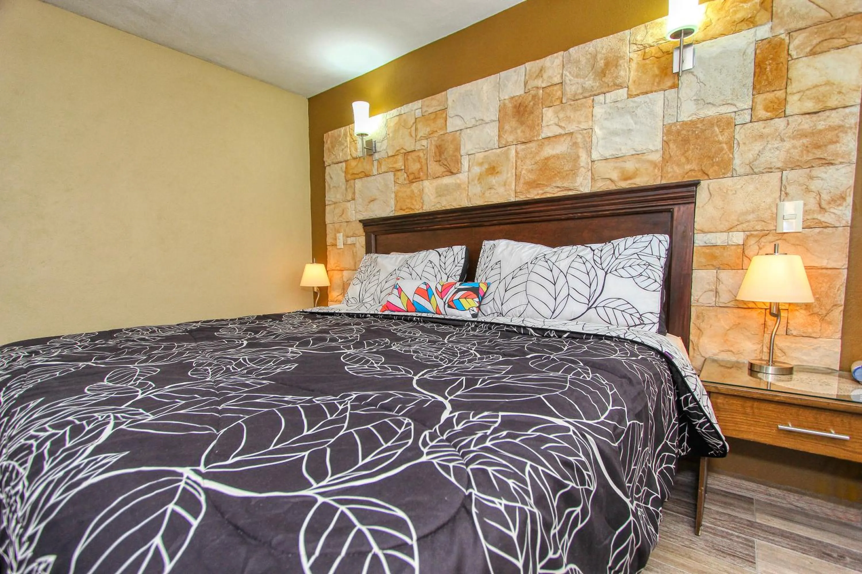 Bed in Hotel Mansion del Cantador