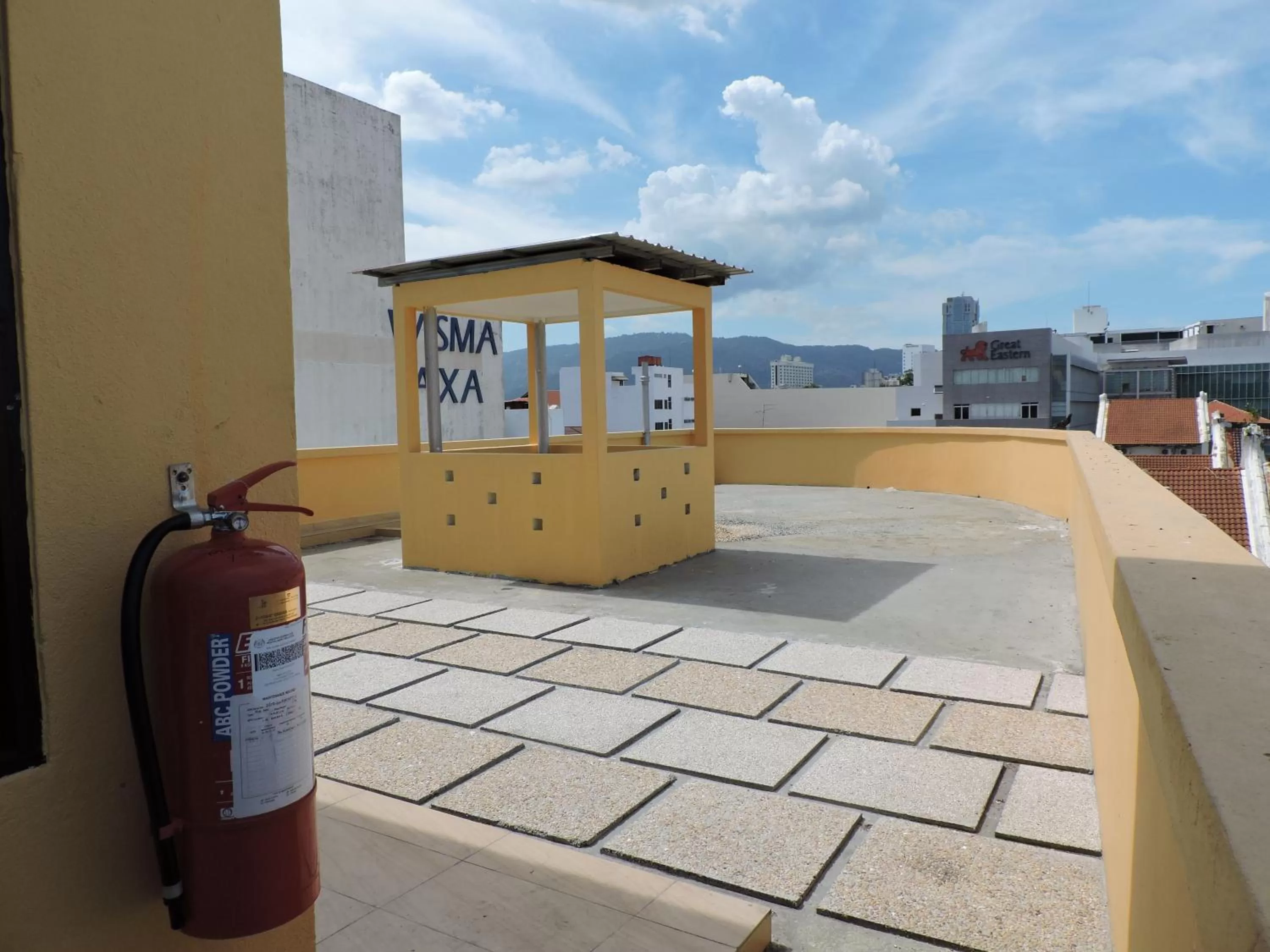 Balcony/Terrace in Merlin Hotel George Town Penang