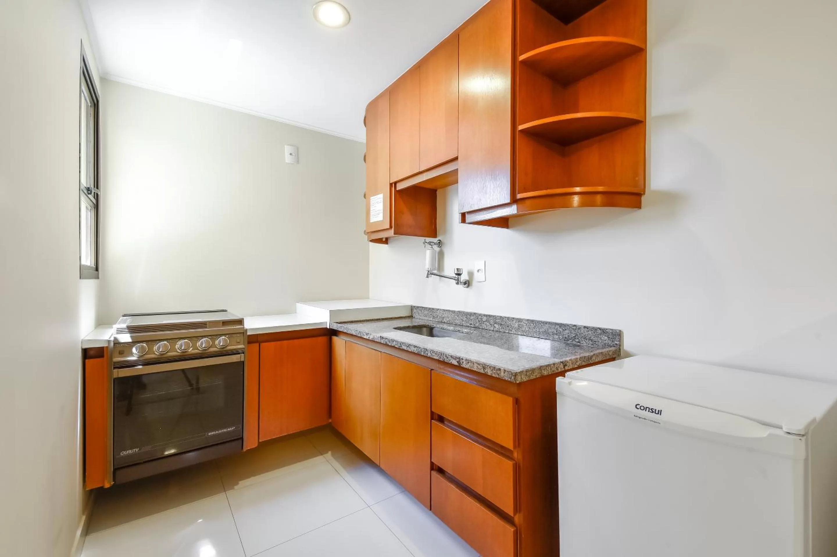 Kitchen or kitchenette in Park Tower Campinas Residence by Nacional Inn