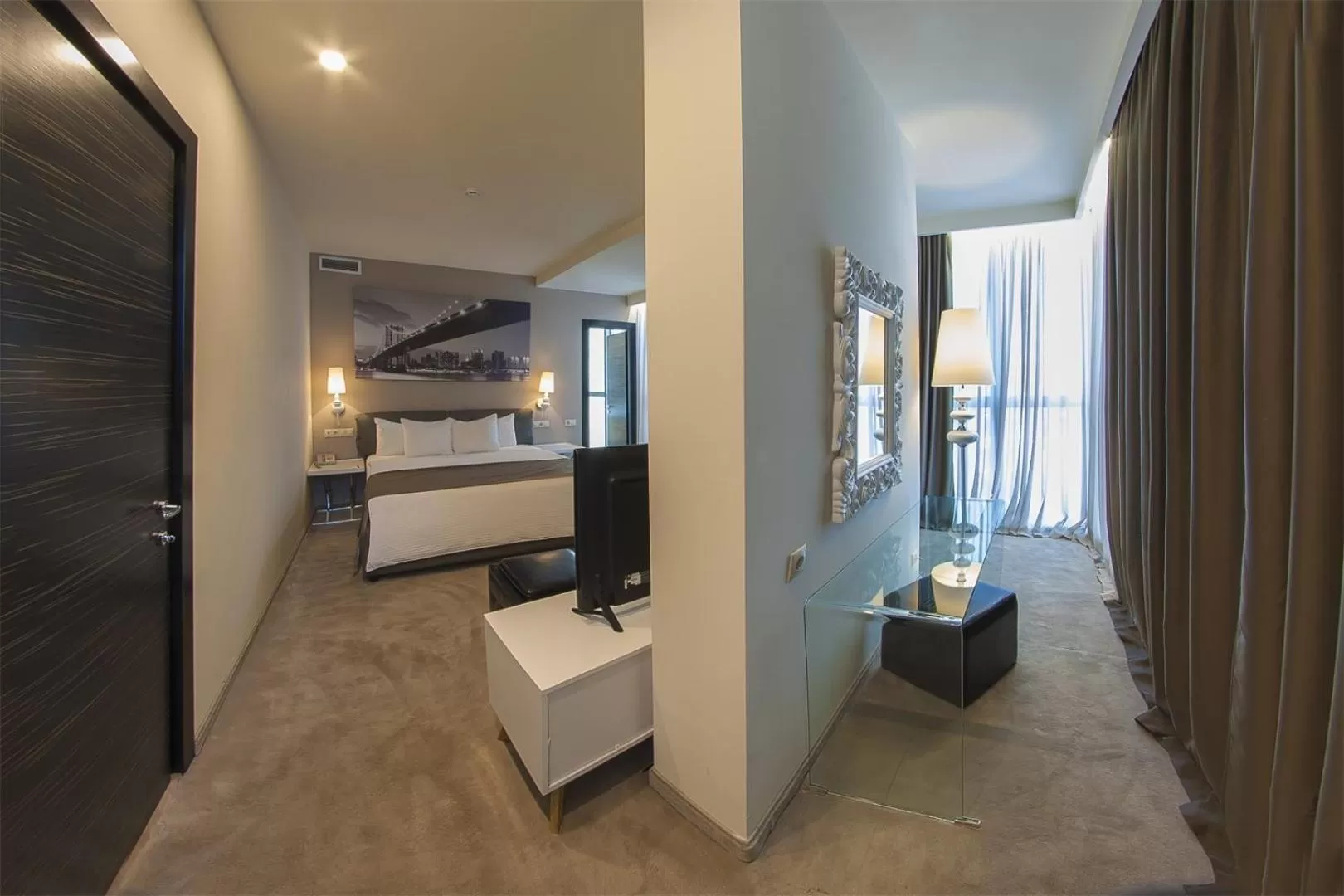 Bedroom in Opera Suite Hotel