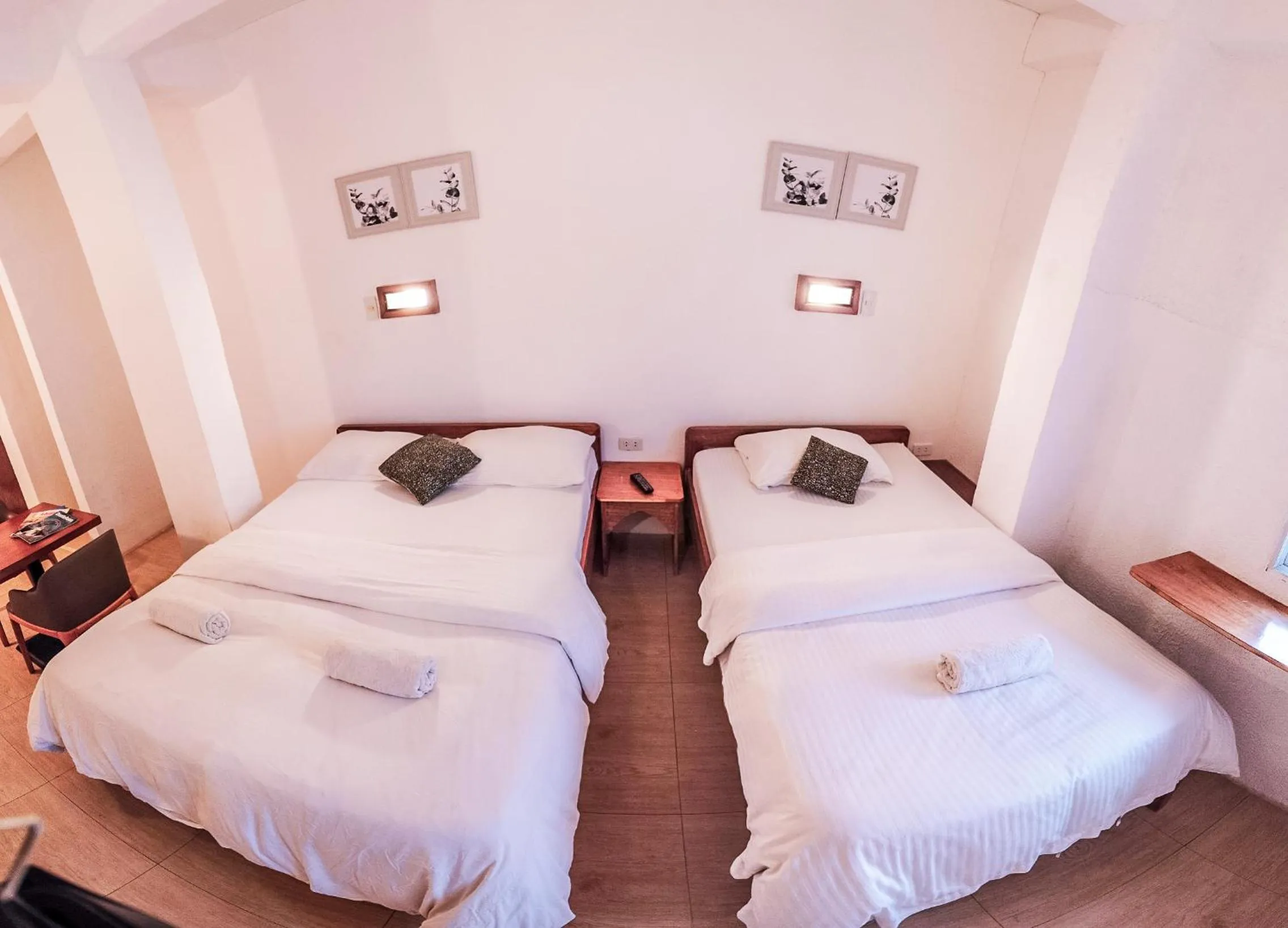 Bed in Sea Horse Guest House