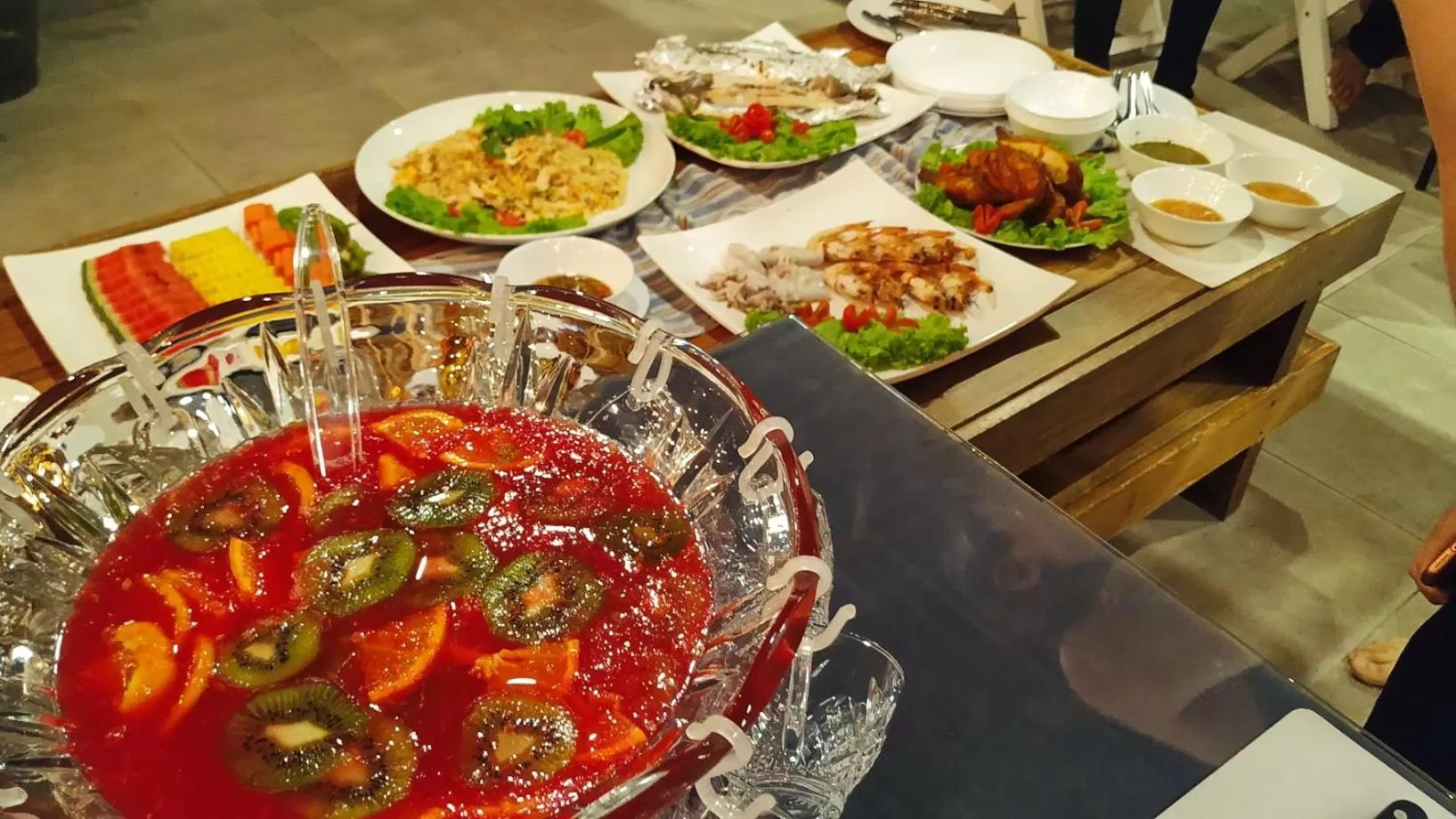 Food and drinks in Ao Luek Panoramic Pool-SHA Plus