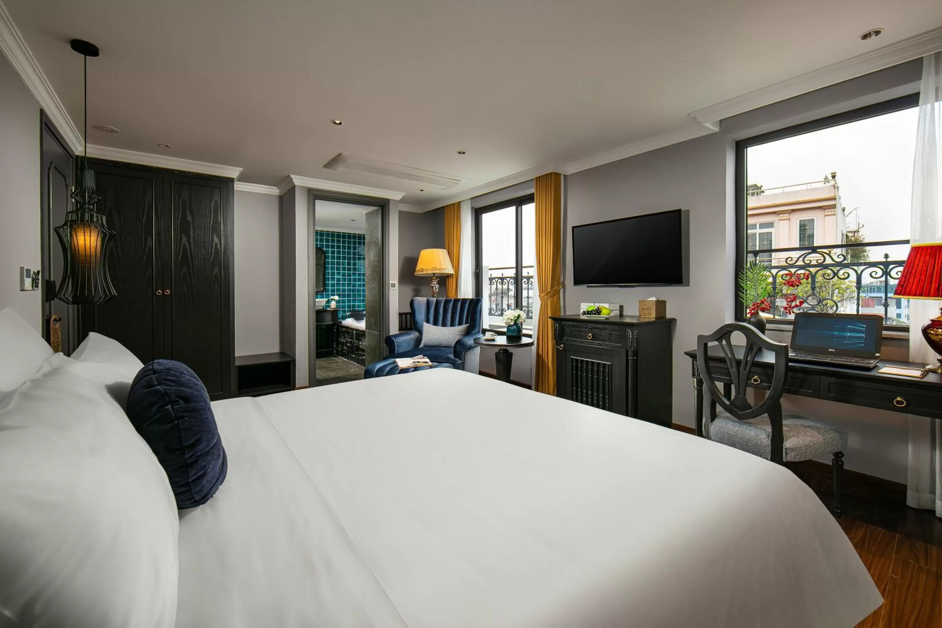 Photo of the whole room, Bed in Hanoi L'Heritage Hotel & Gym - Spa