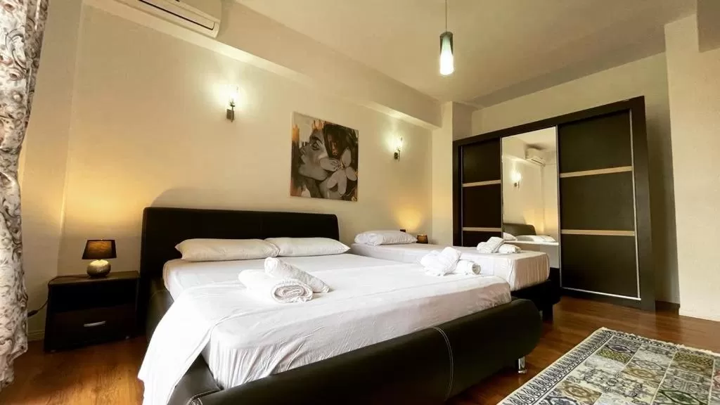 Bed in Hotel Ambasador