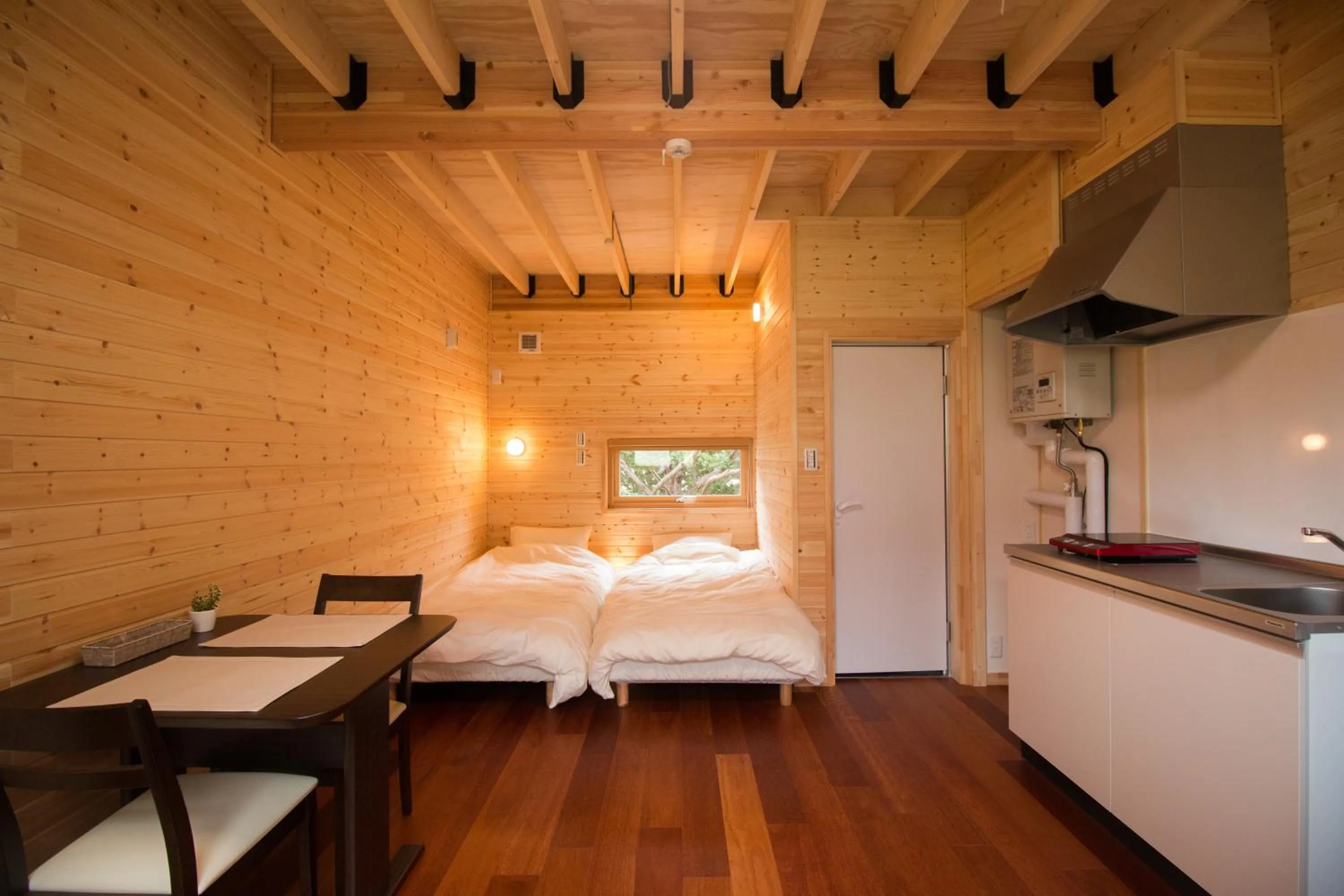 Bedroom, Bed in Brick House Furano