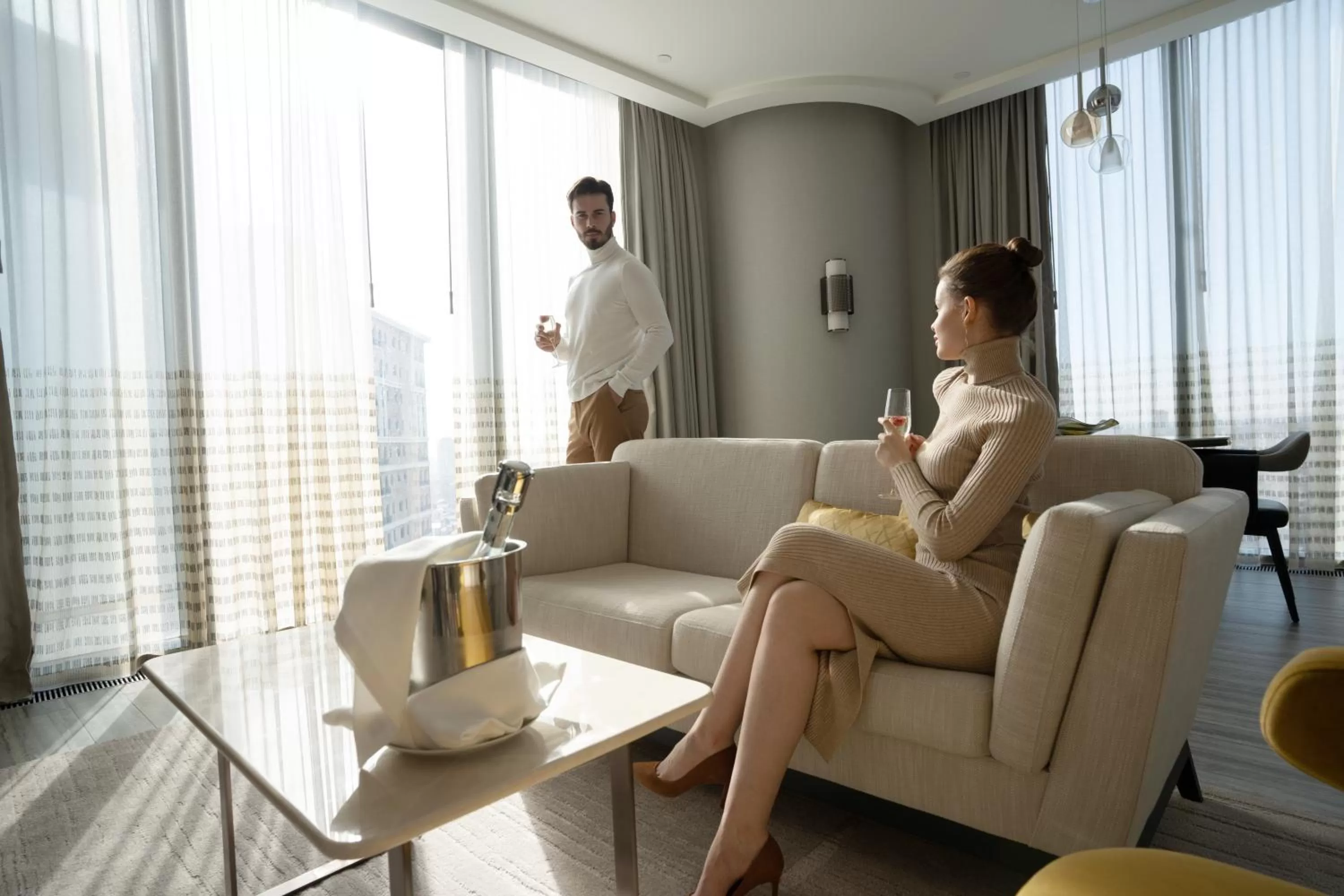 Living room in Address Istanbul