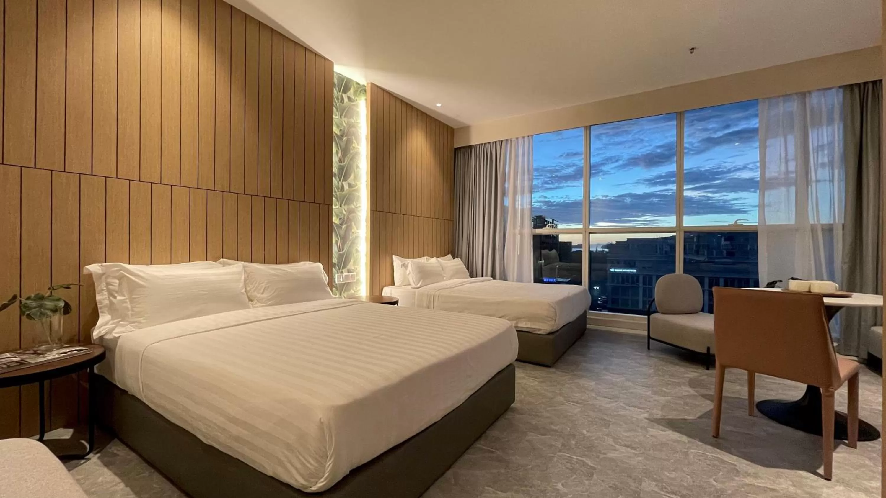 Bed in Harper Boutique Hotel at Sutera Avenue