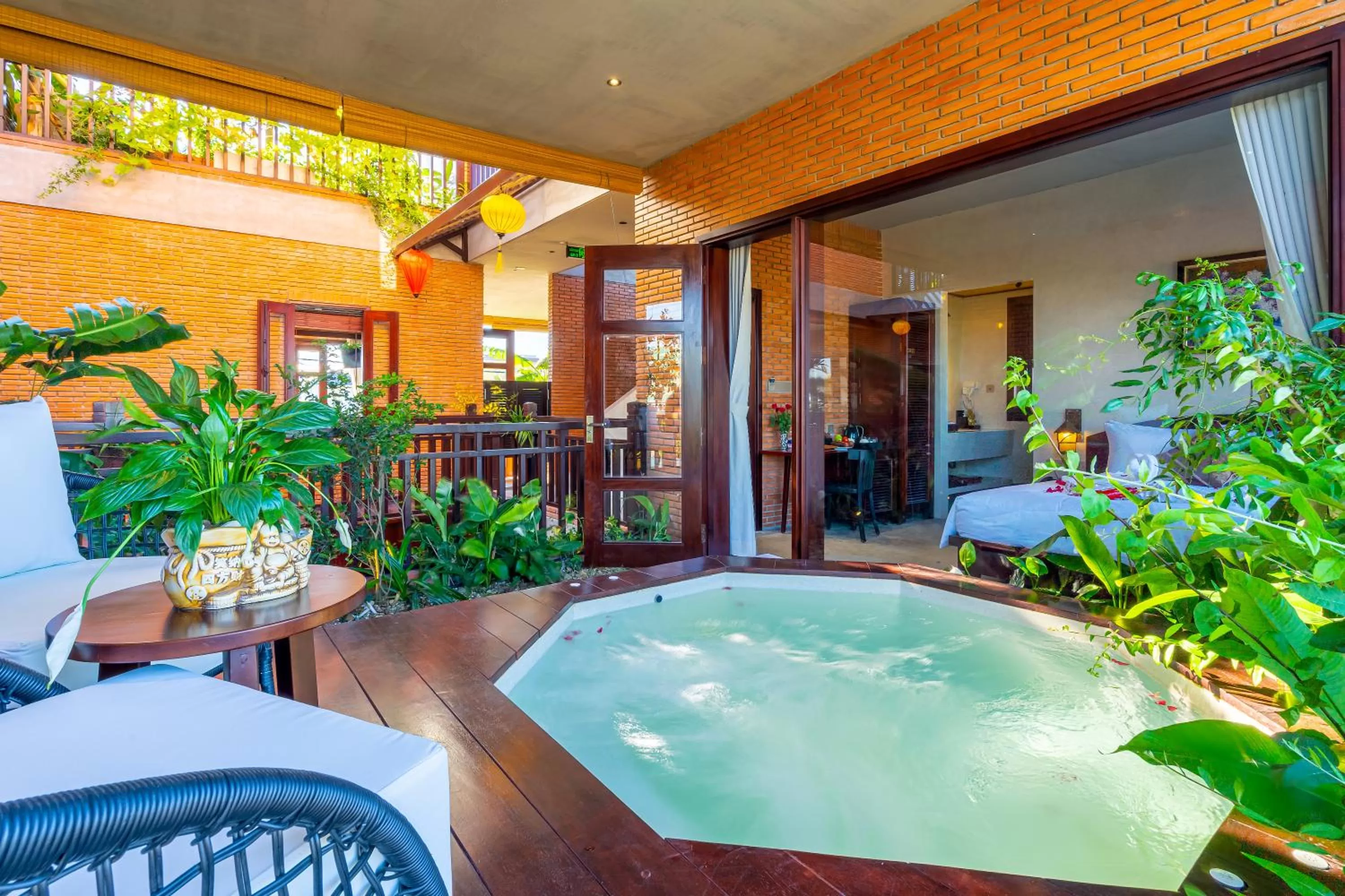 Patio in Angel Garden Villa