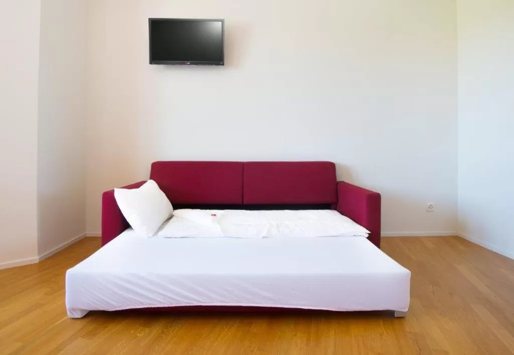 Bed in Hotel Restaurant Rhy