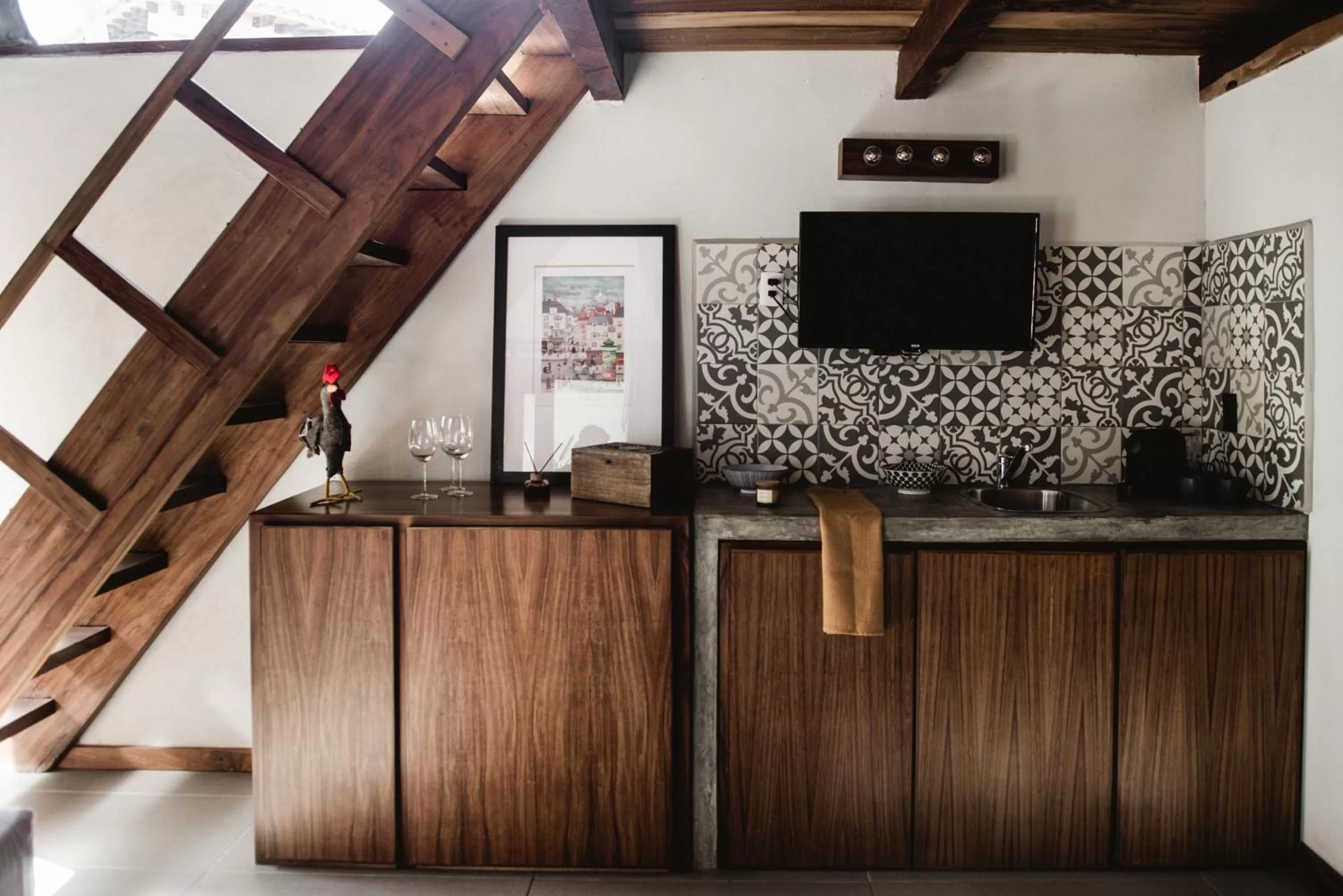 Kitchen or kitchenette in DISTRITO 88 - Hotel Boutique Only Adults