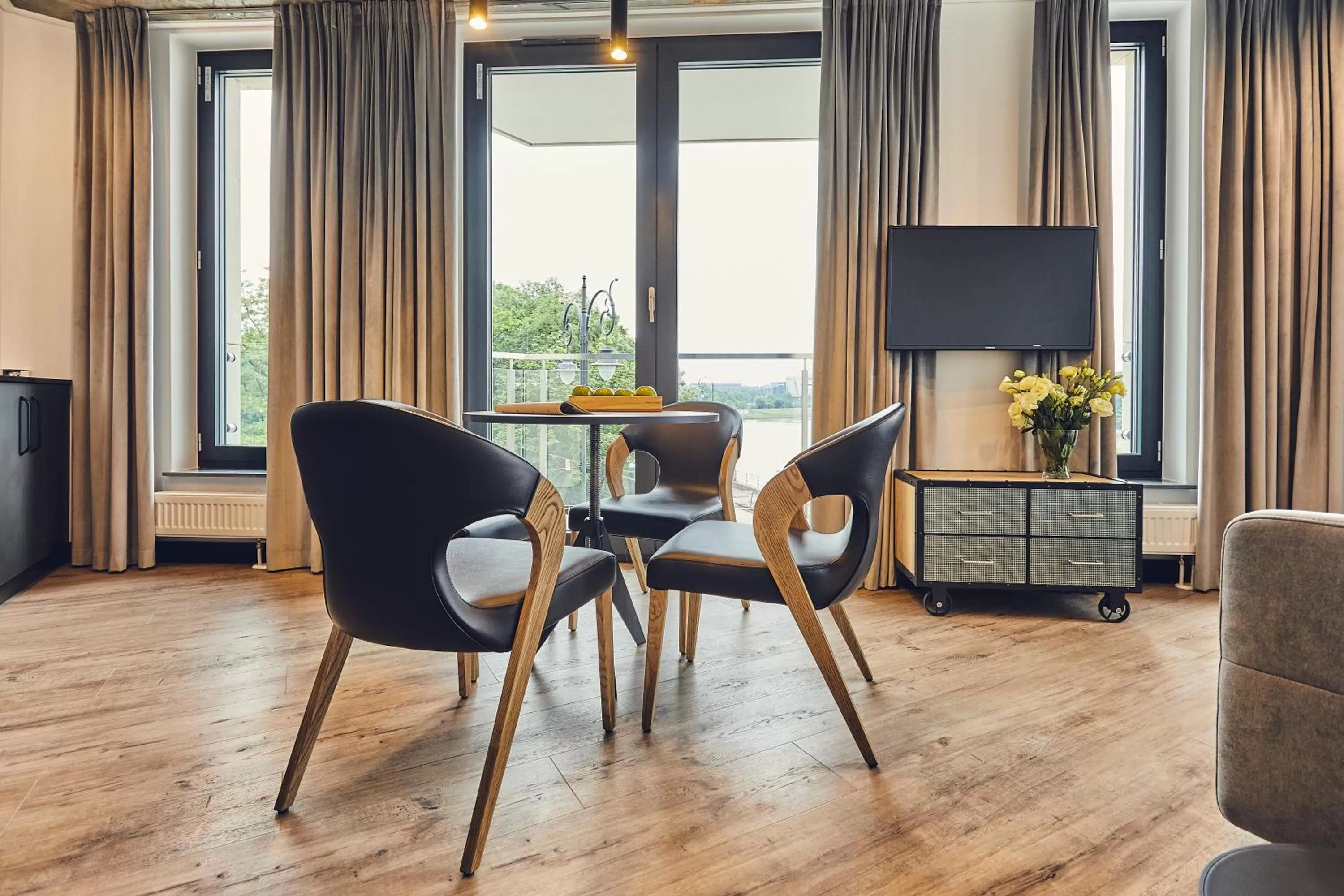 Dining area in The Bridge Suites Hotel