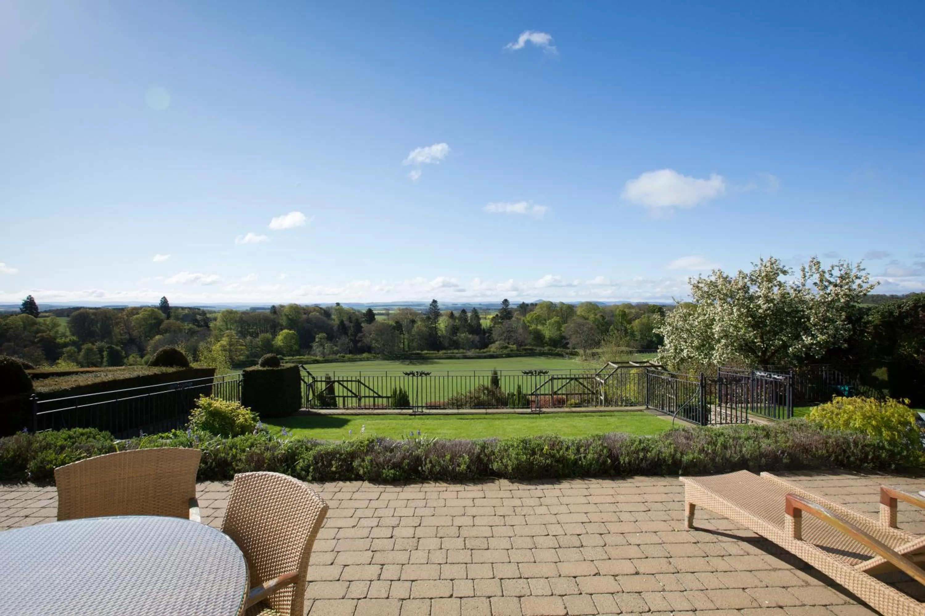 Garden view in Bowden House B&B