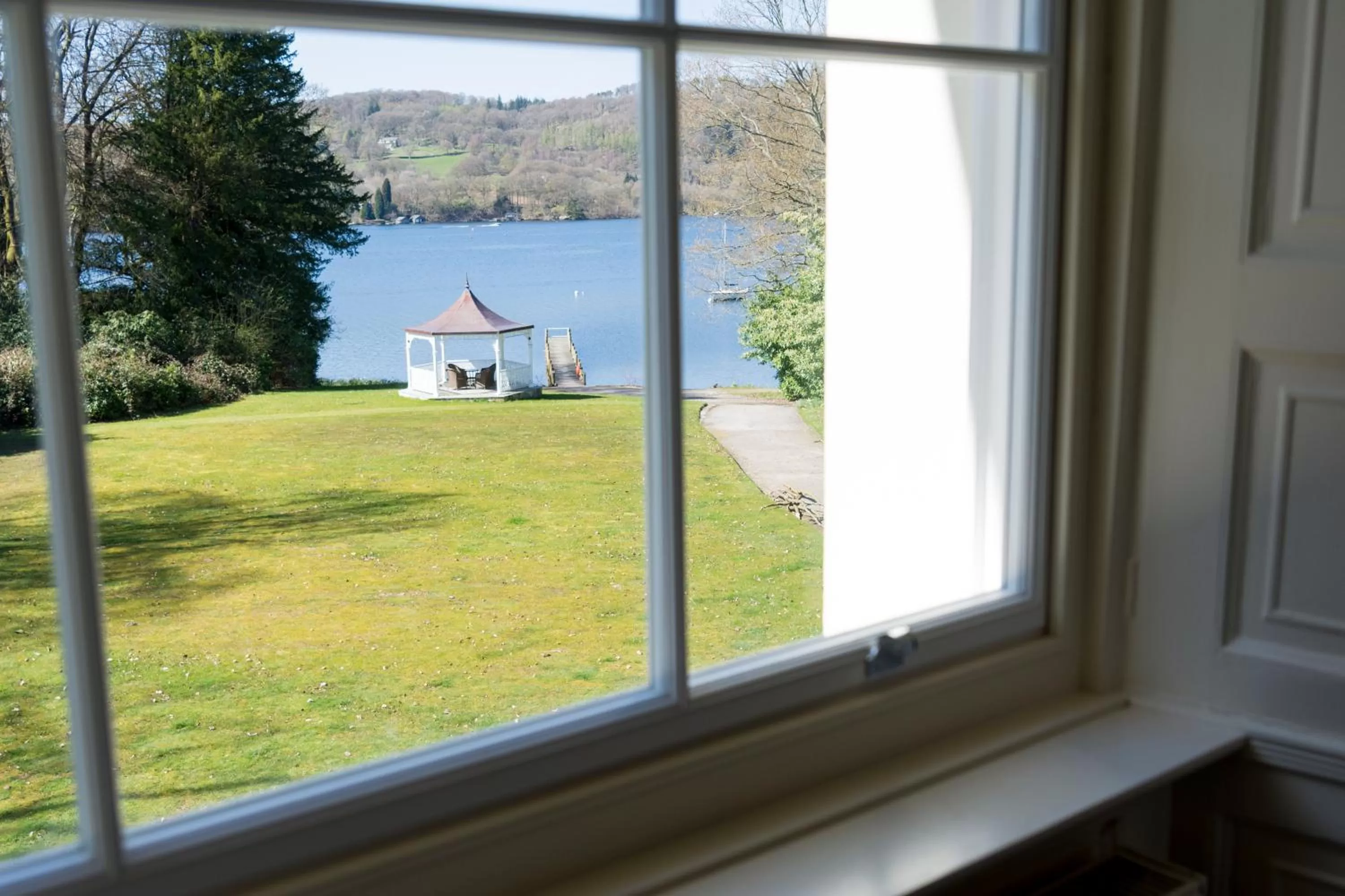 Area and facilities in Storrs Hall Hotel on the shore of Lake Windermere