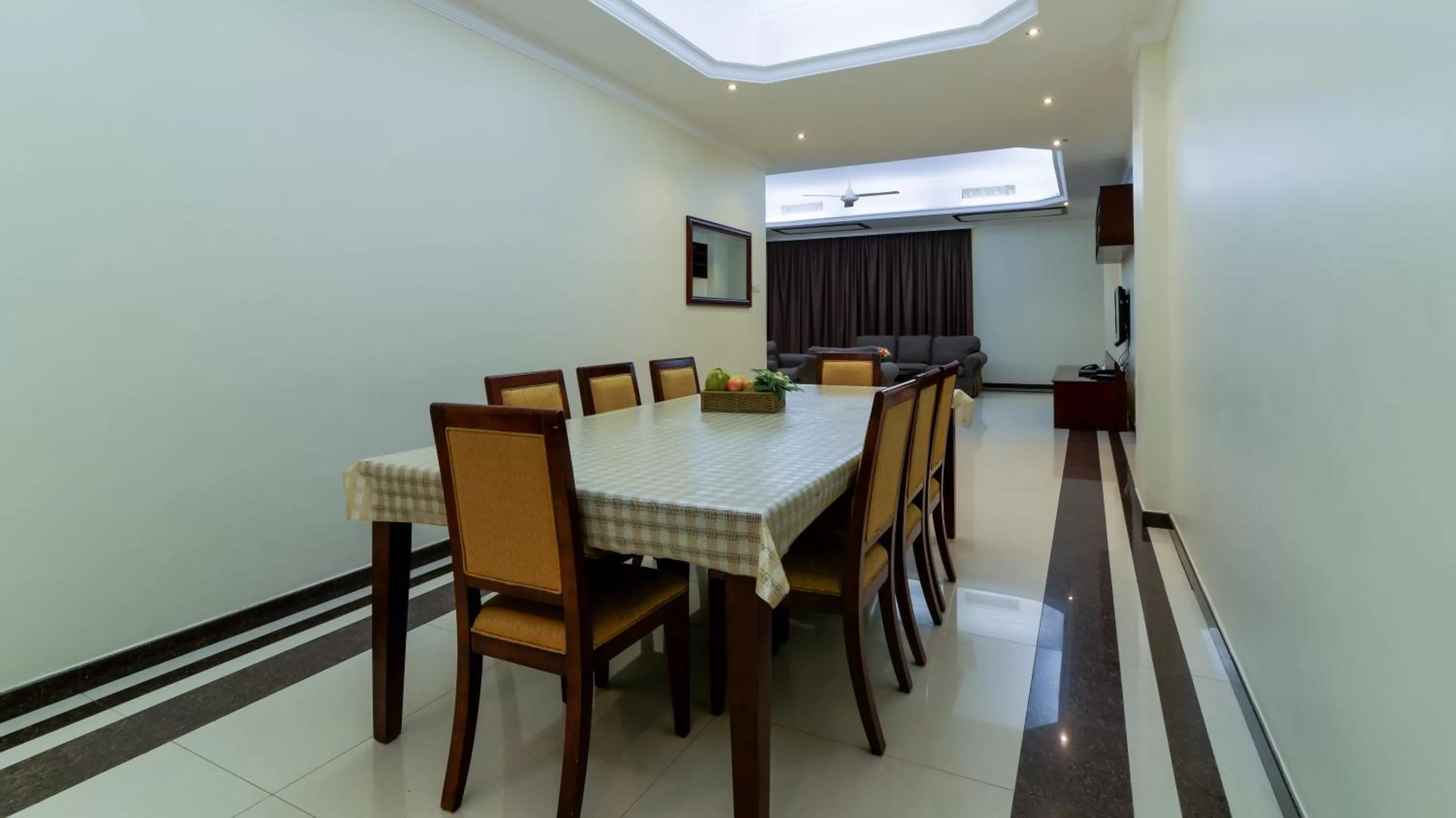 Dining area in Tanzanite Executive Suites