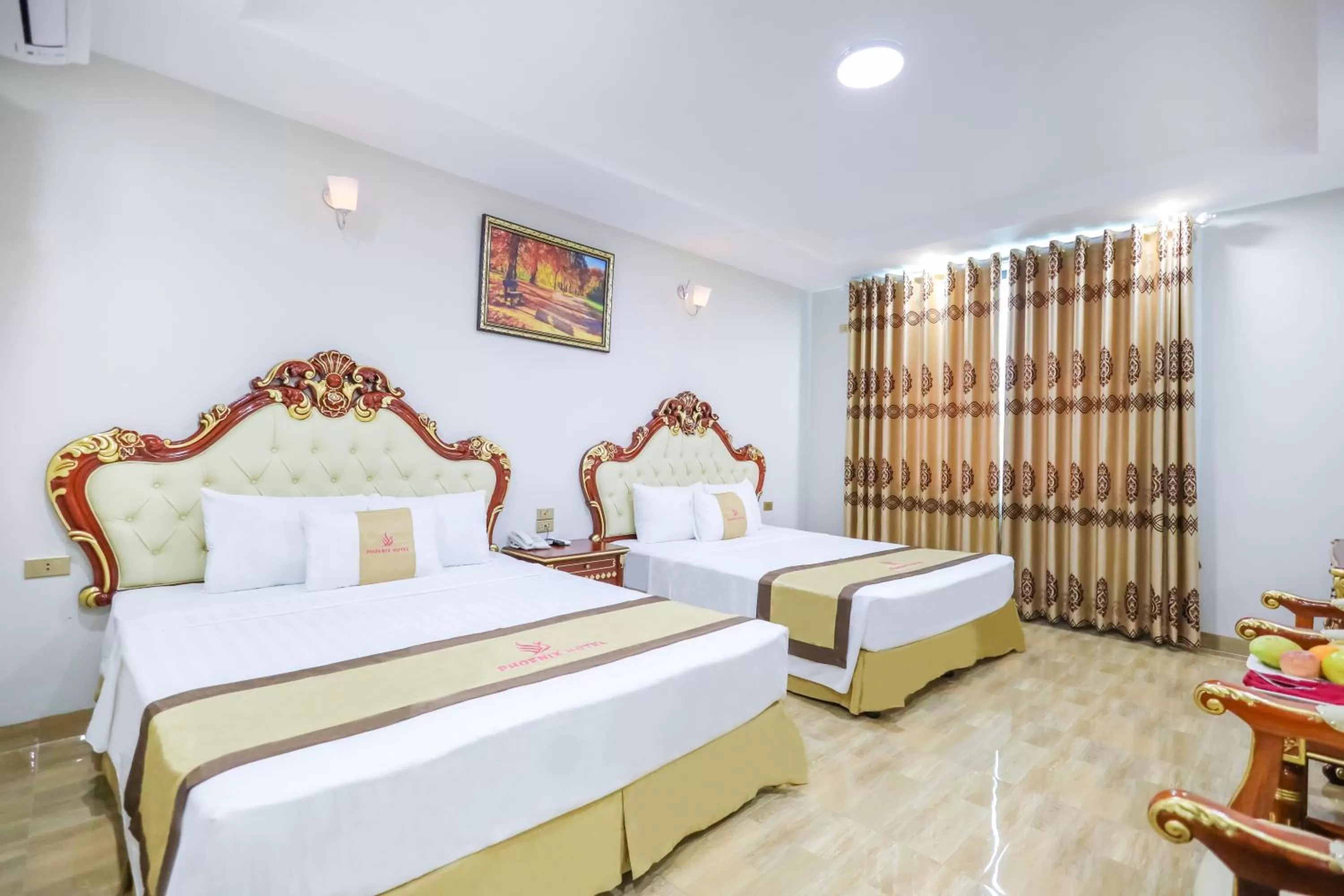 Bed in Khách Sạn Phượng Hoàng 3