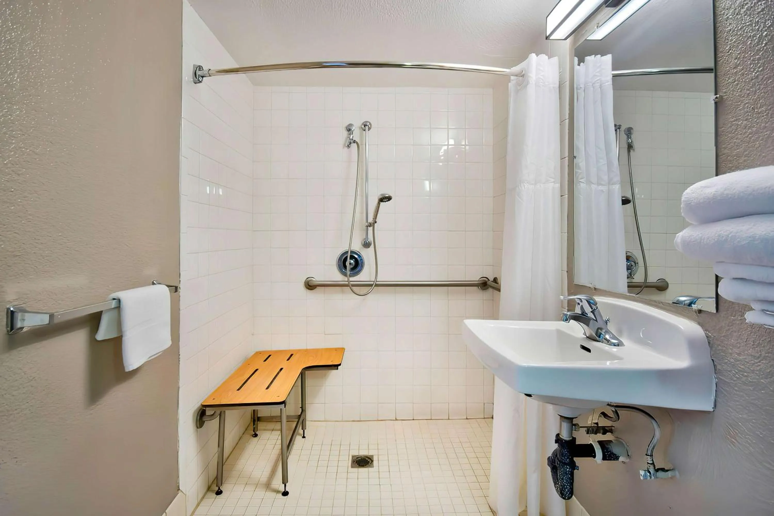 Bathroom in Motel 6-Vallejo, CA - Six Flags West