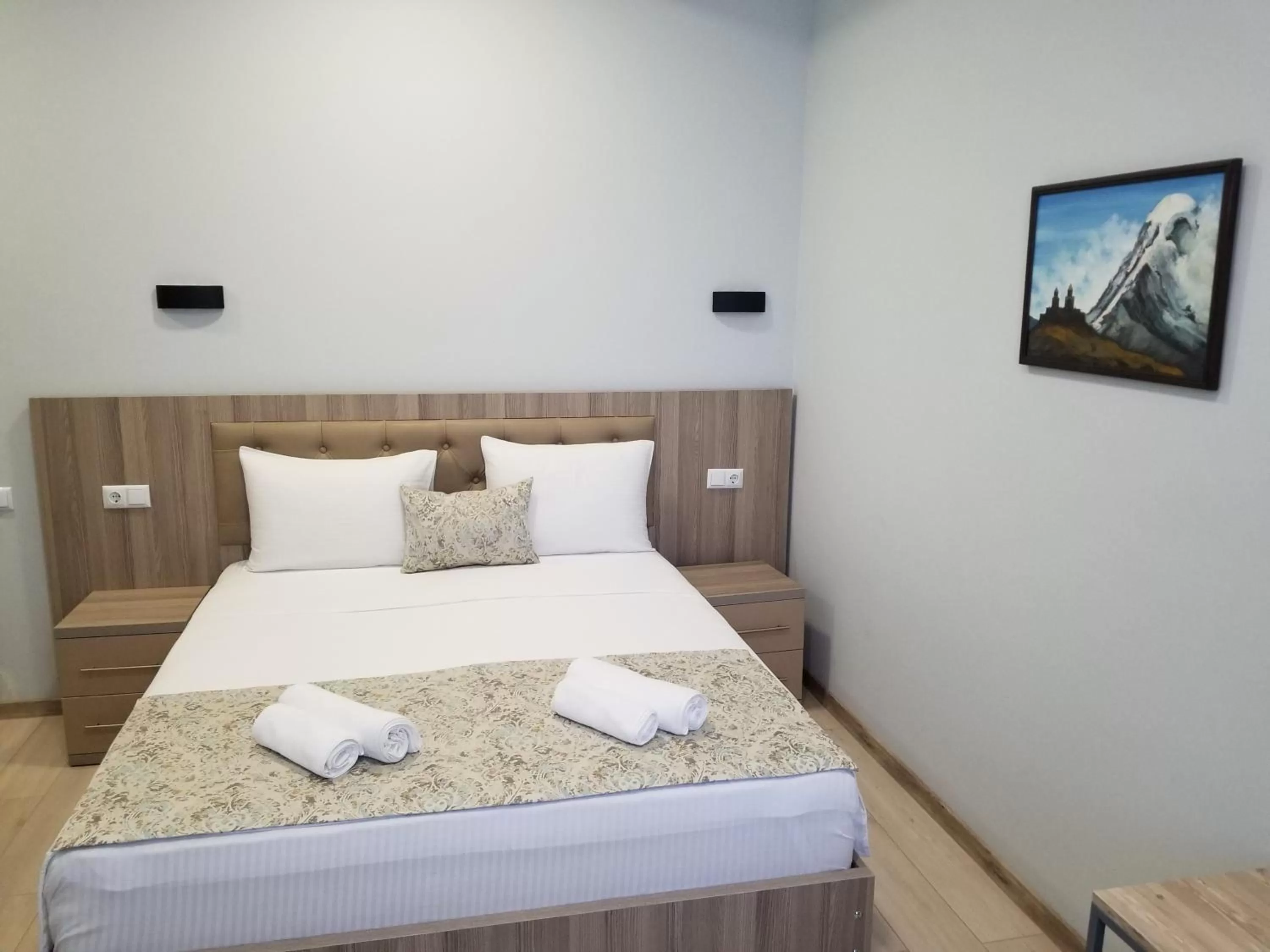 Bed in Vita Gardenia Hotel Tskaltubo