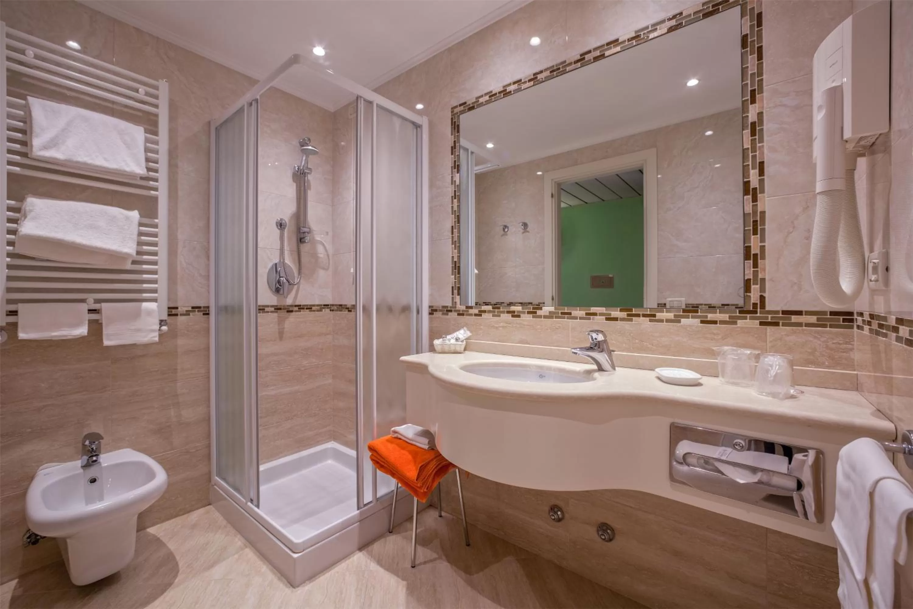 Shower in Hotel Savoia Thermae & SPA