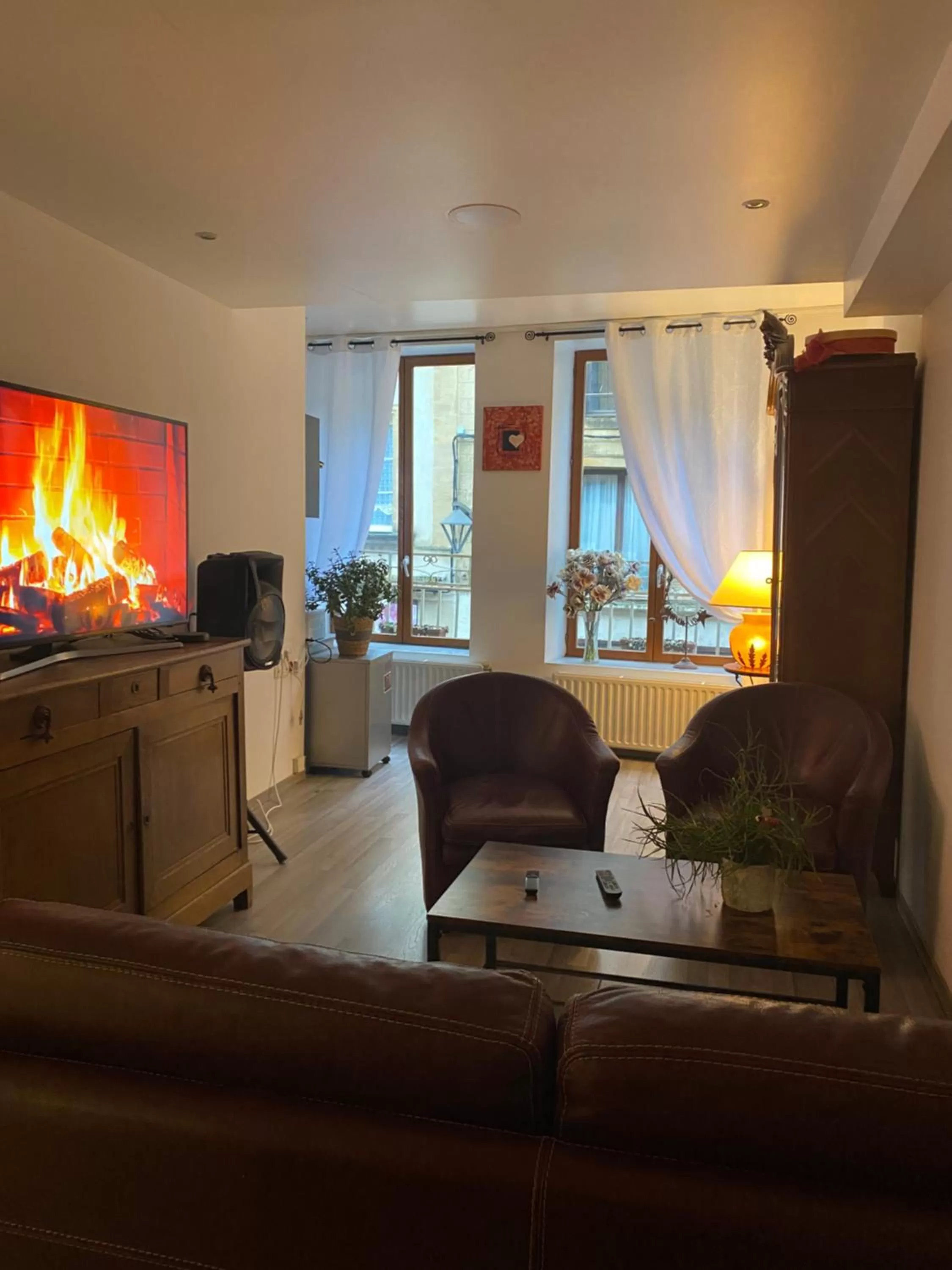 Communal lounge/ TV room, Seating Area in La Chambre d'Angèle