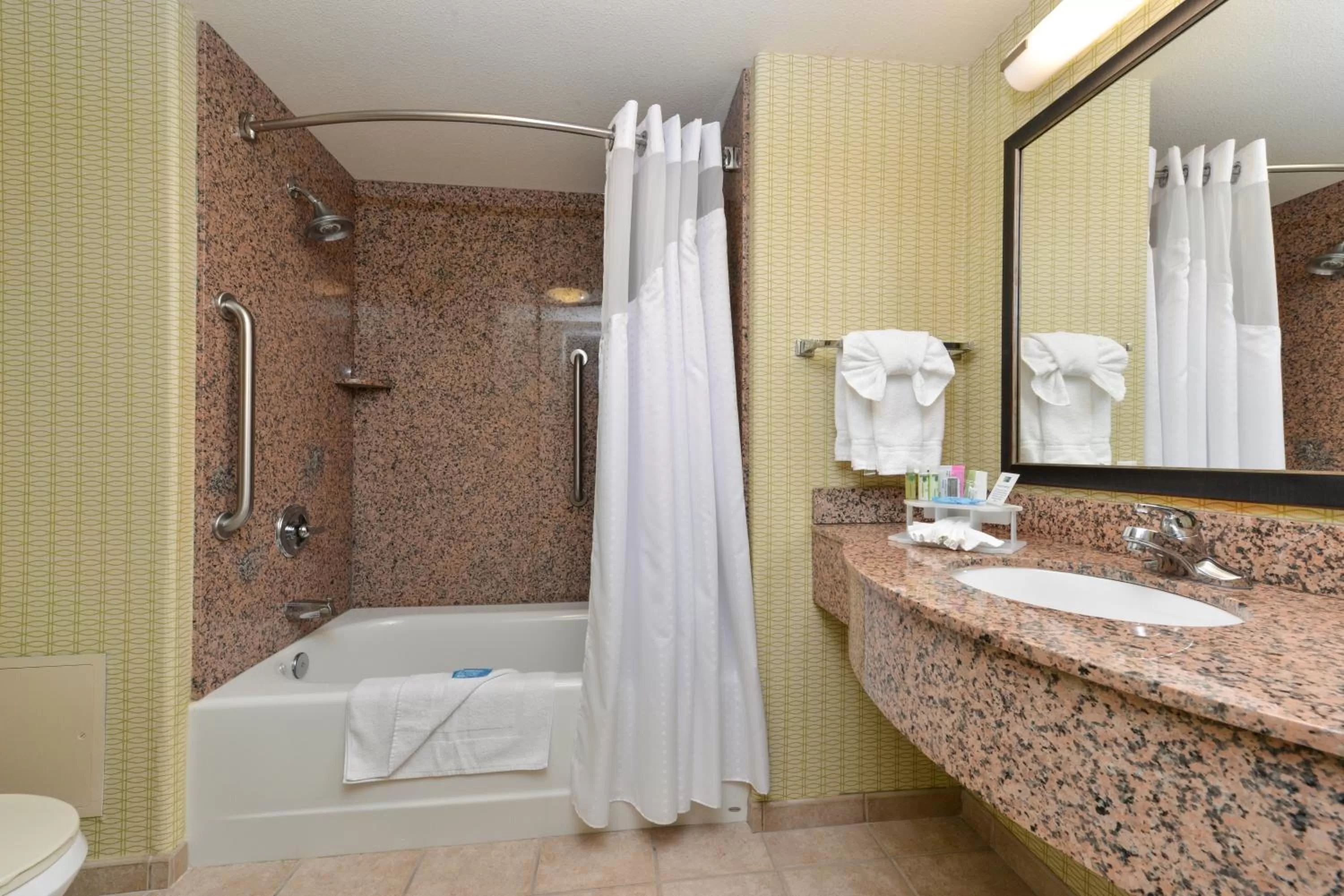 Shower in Holiday Inn Express Woodland by IHG