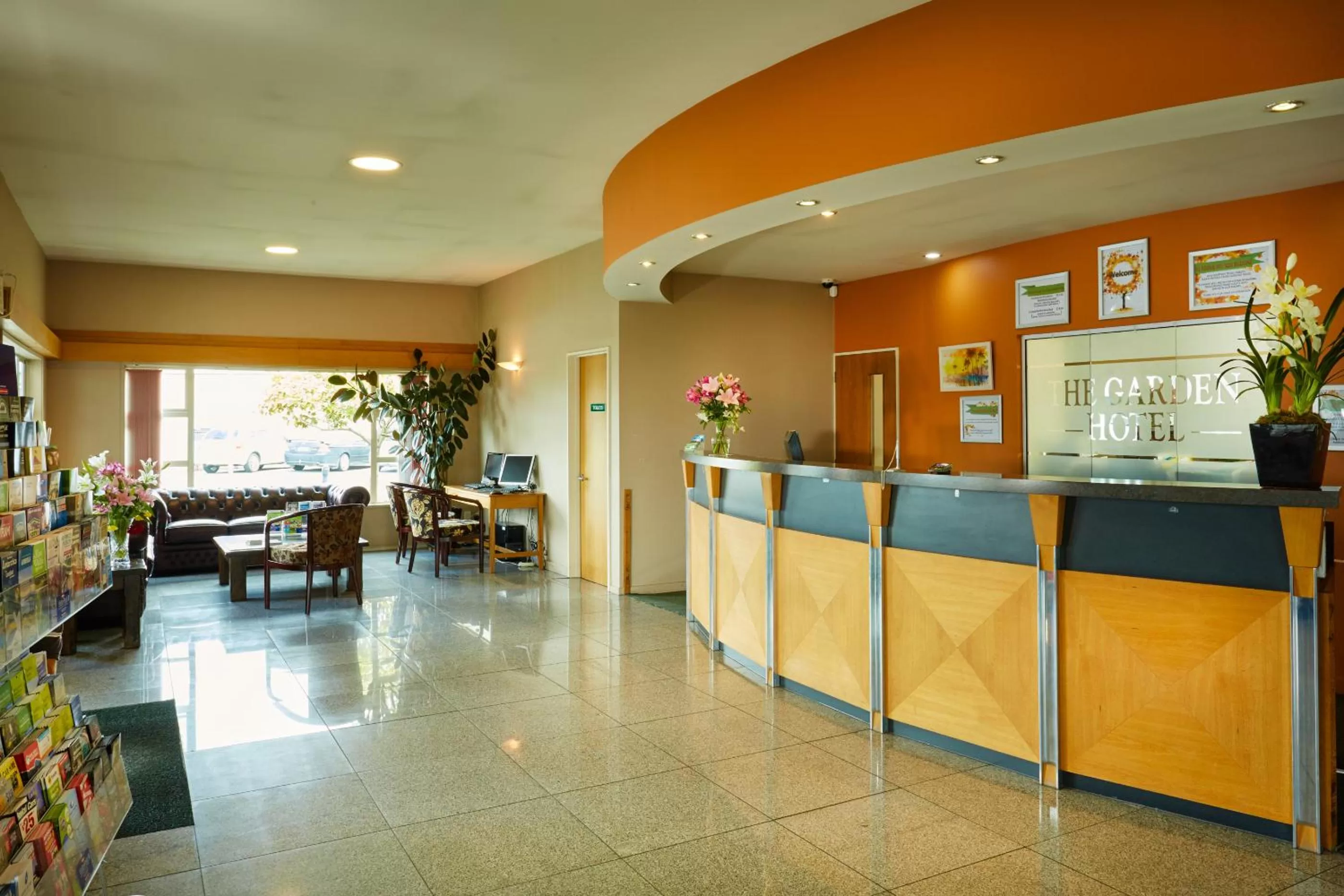Lobby or reception in The Garden Hotel