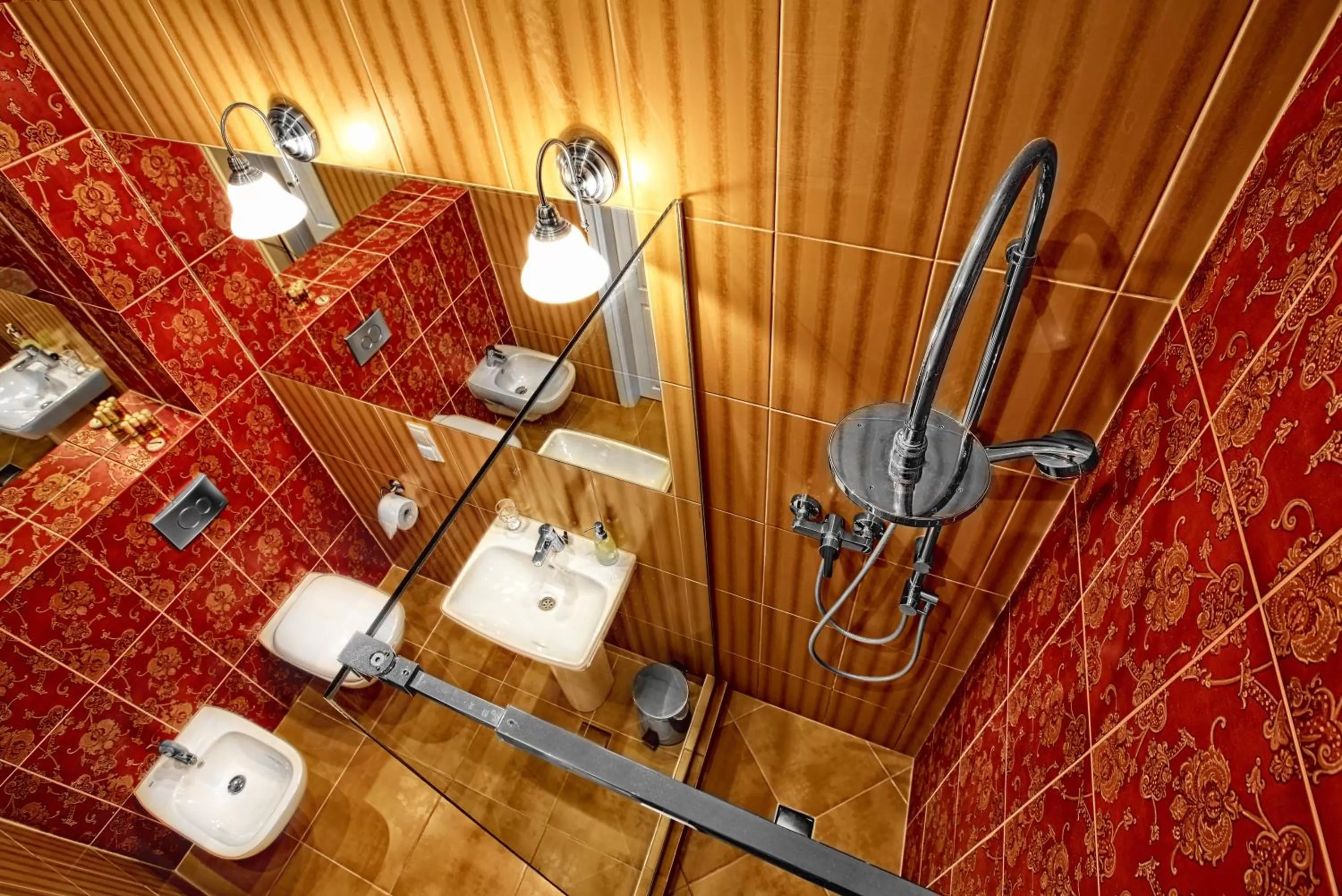 Bathroom in Stare Kino Cinema Residence