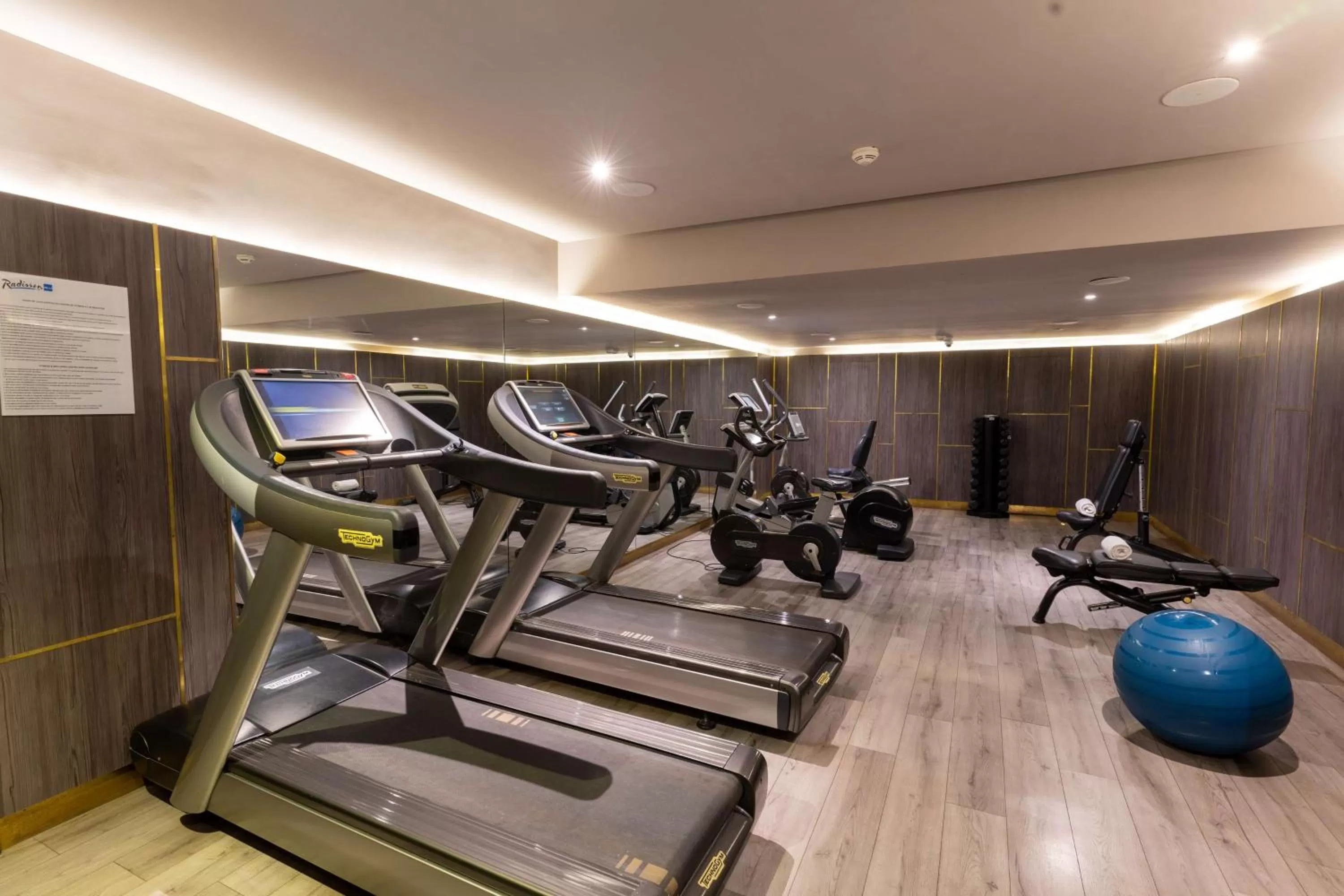 Fitness centre/facilities in Radisson Blu Hotel Casablanca City Center