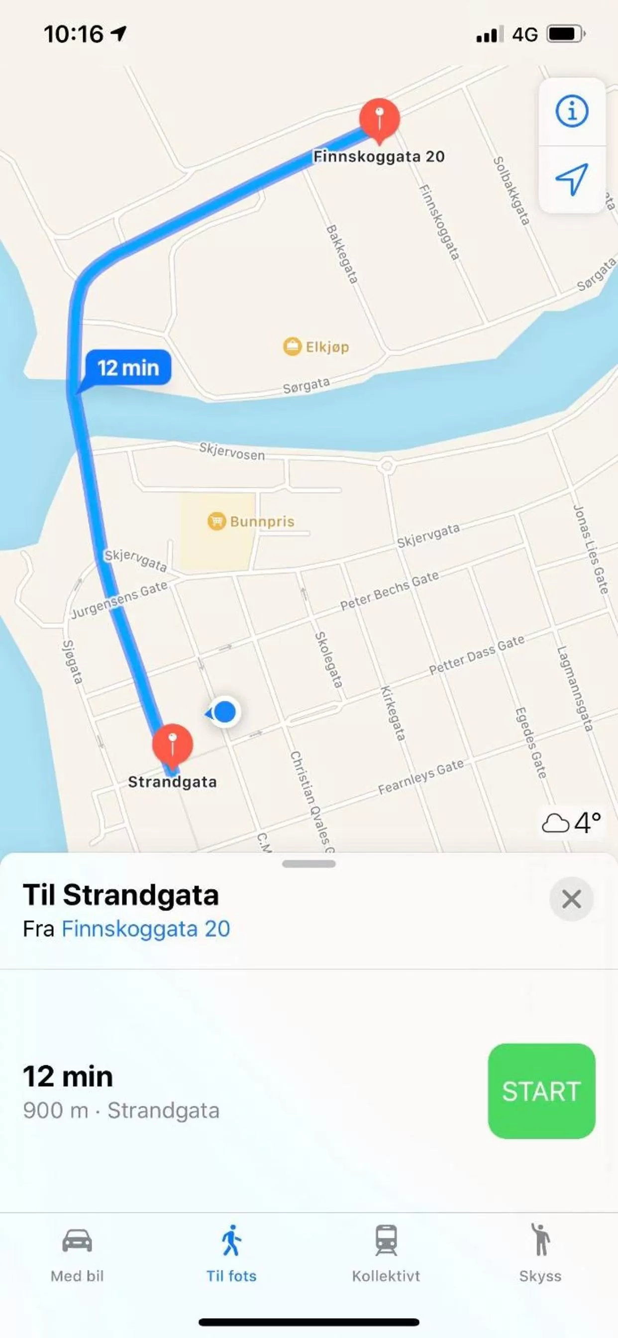 Floor Plan in Mosjøen Overnatting, Finnskoggata 20