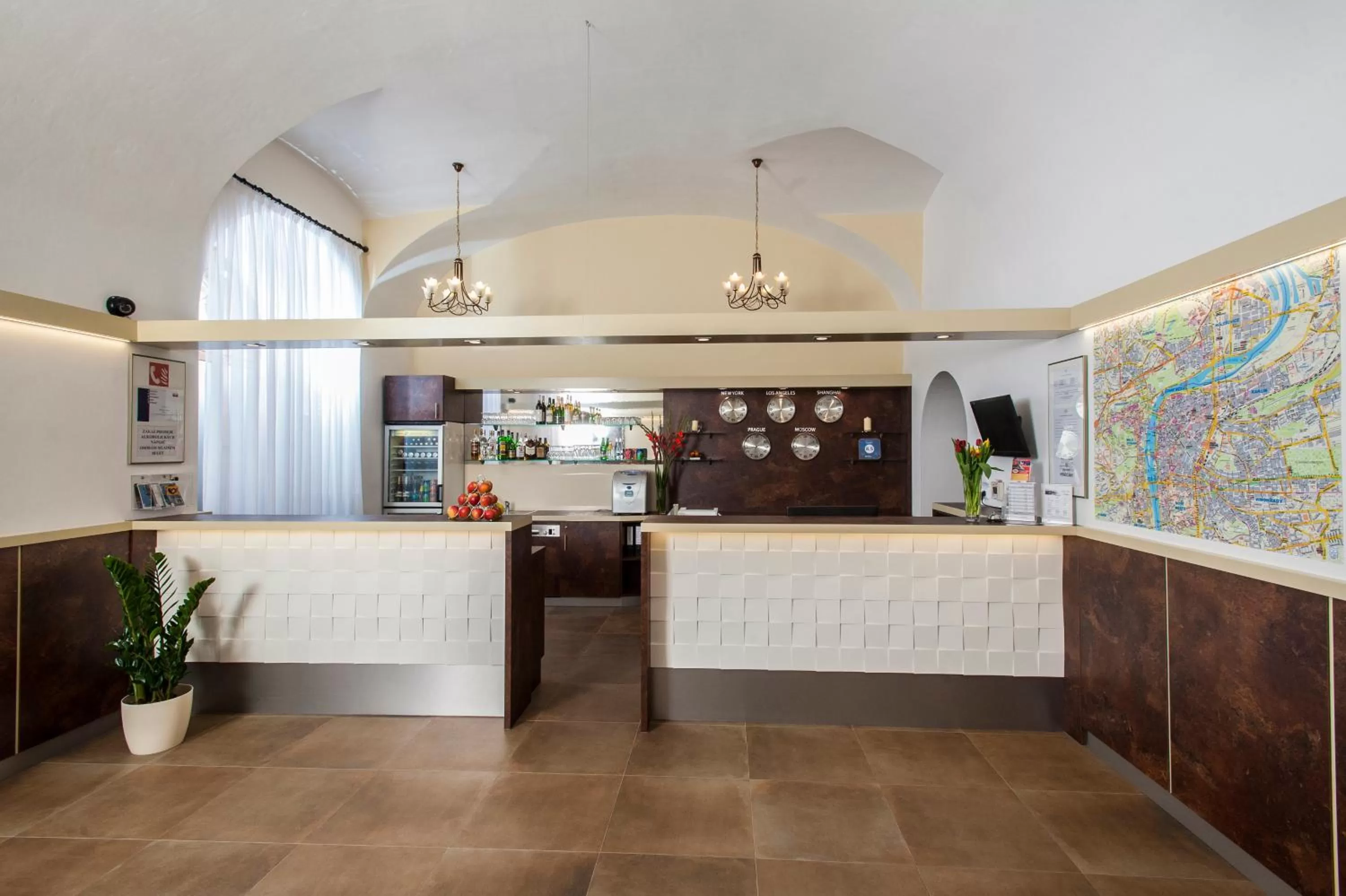 Lobby or reception in Hotel Petr