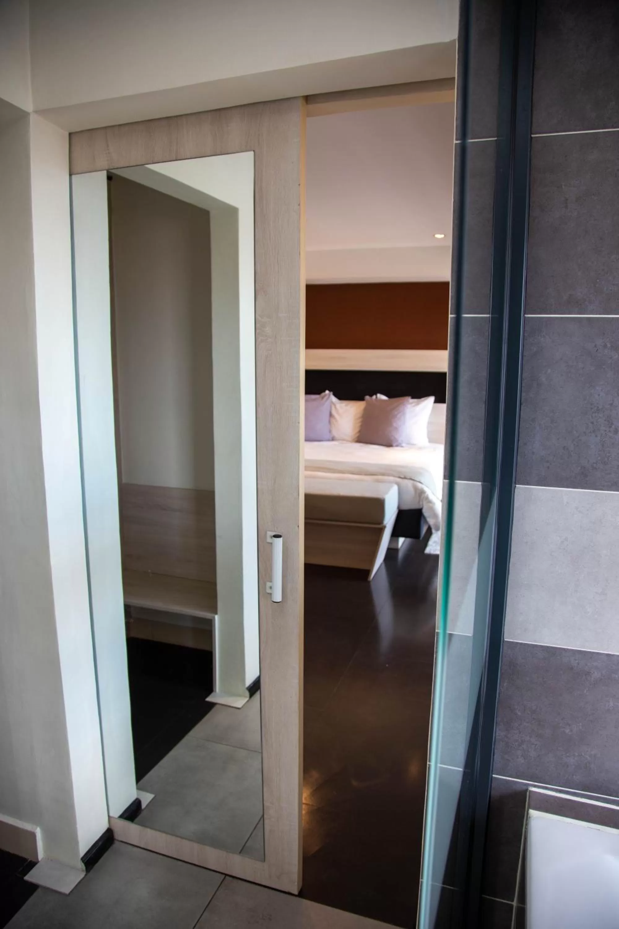 Bed in Hotel La Villette