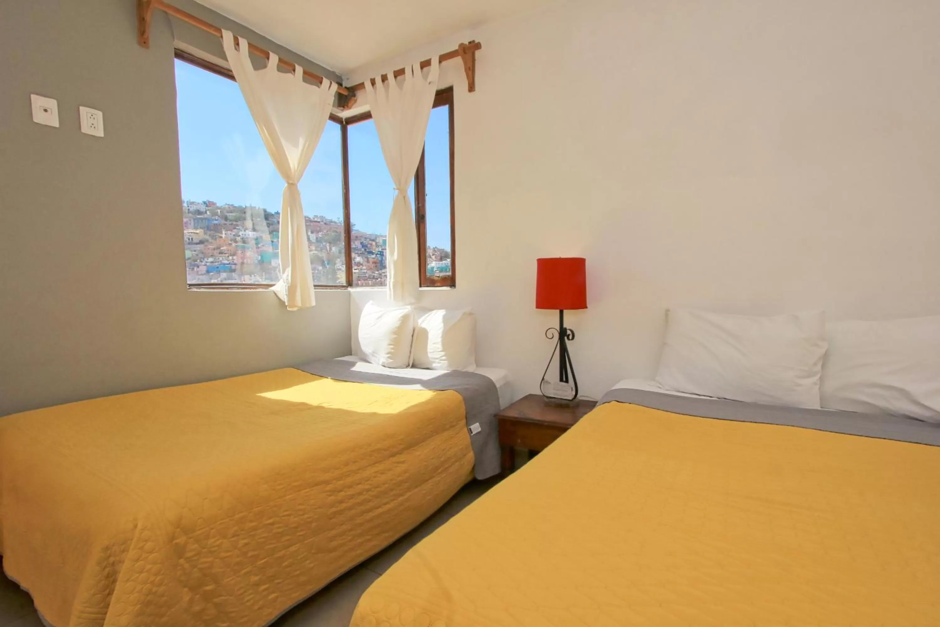 Bed in Hotel Real Guanajuato