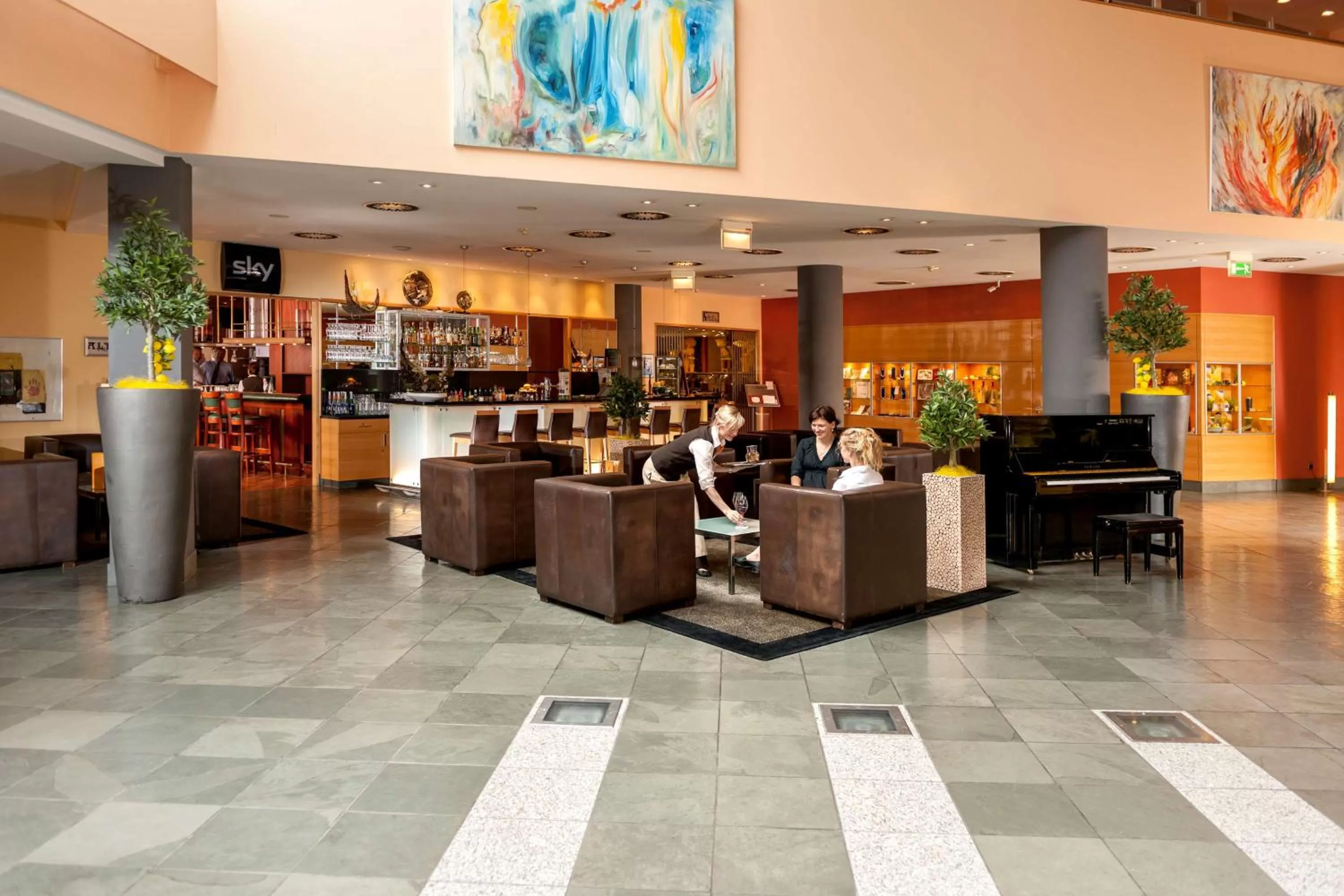 Lobby or reception in Dorint Hotel Dresden