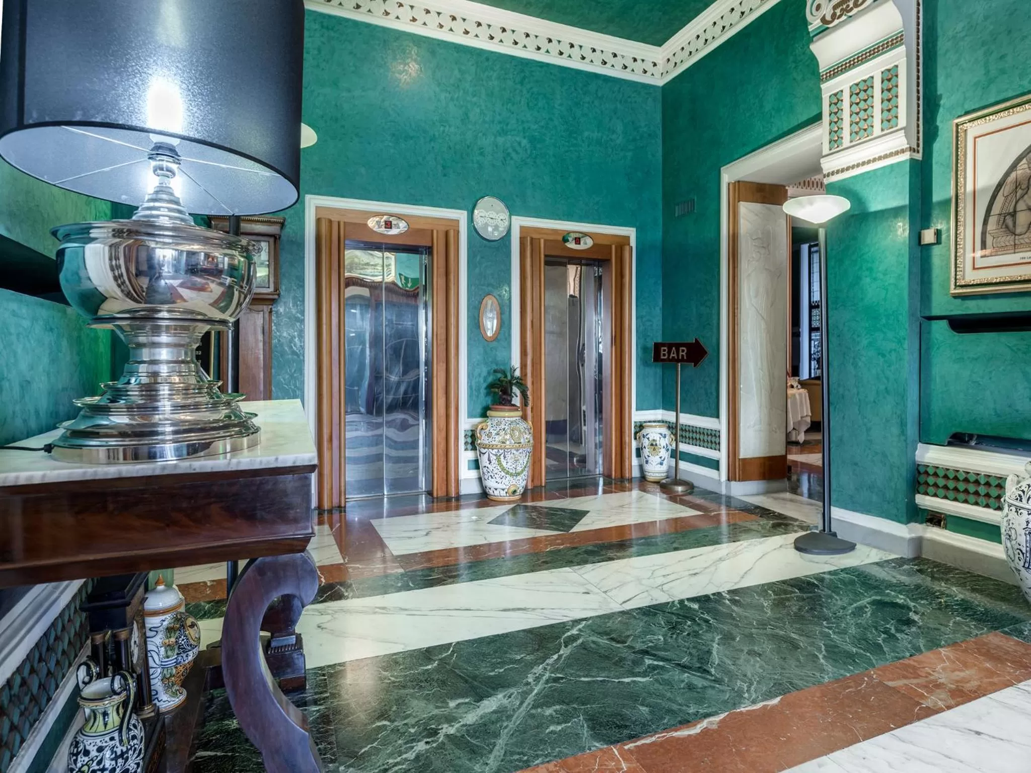 Lobby or reception in Hotel Roma