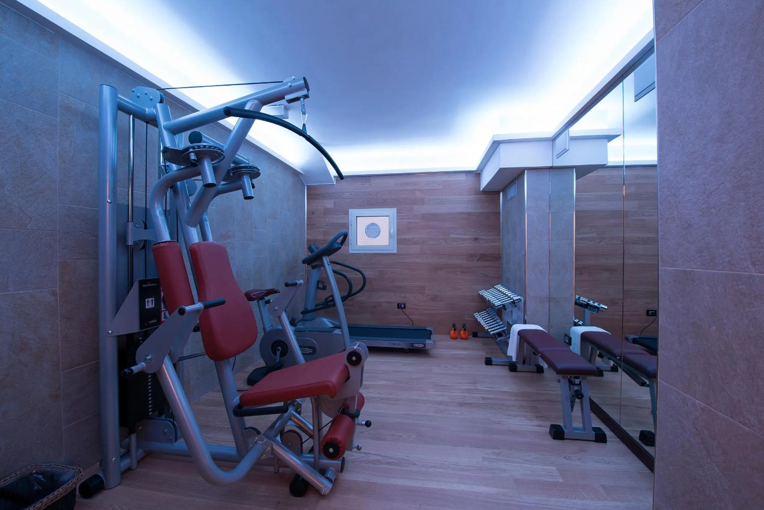 Fitness centre/facilities in Hotel Guglielmo