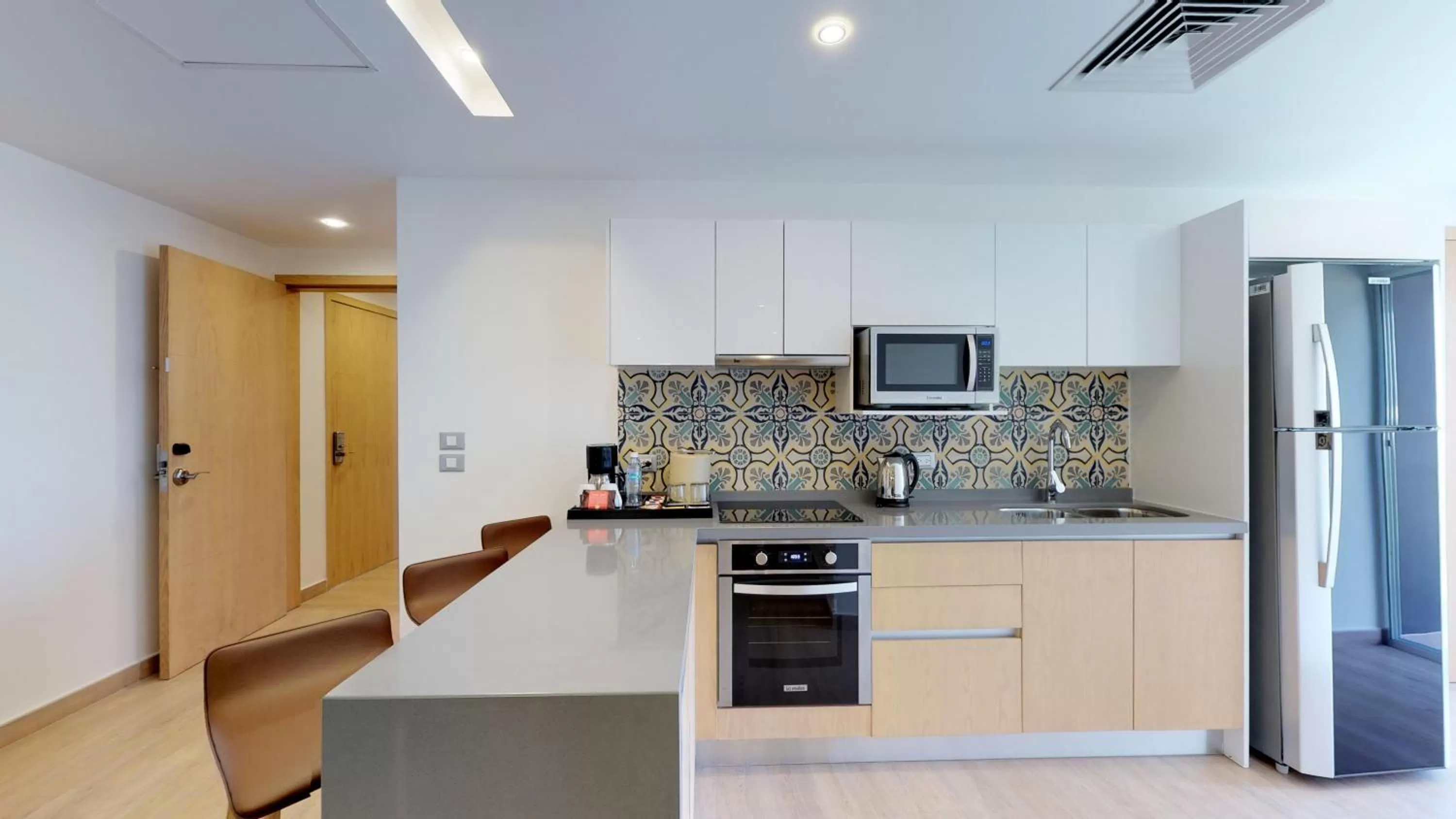 Kitchen or kitchenette in The Fives Beach Hotel & Residences - All Senses Inclusive