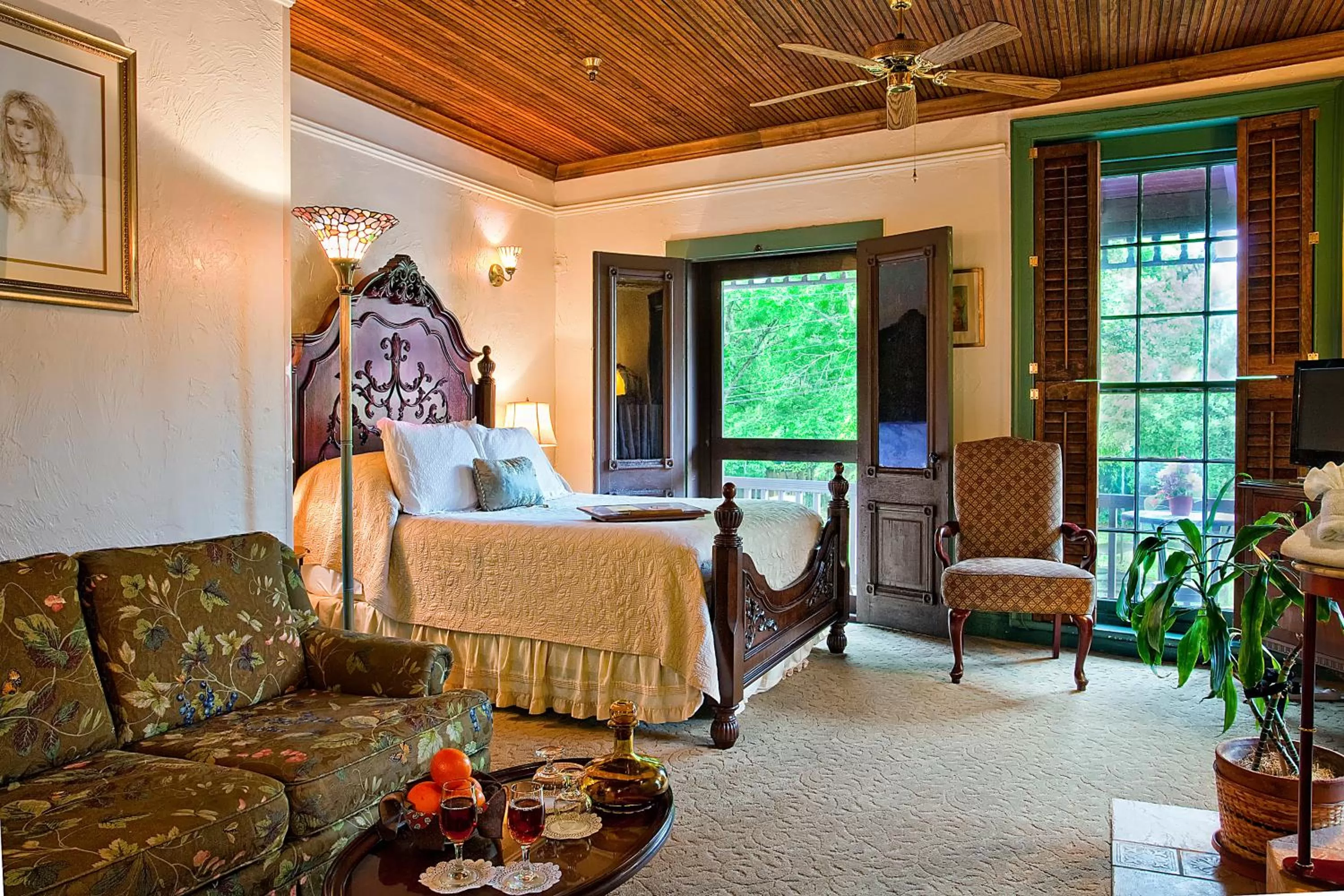 Decorative detail in St. Francis Inn - Saint Augustine