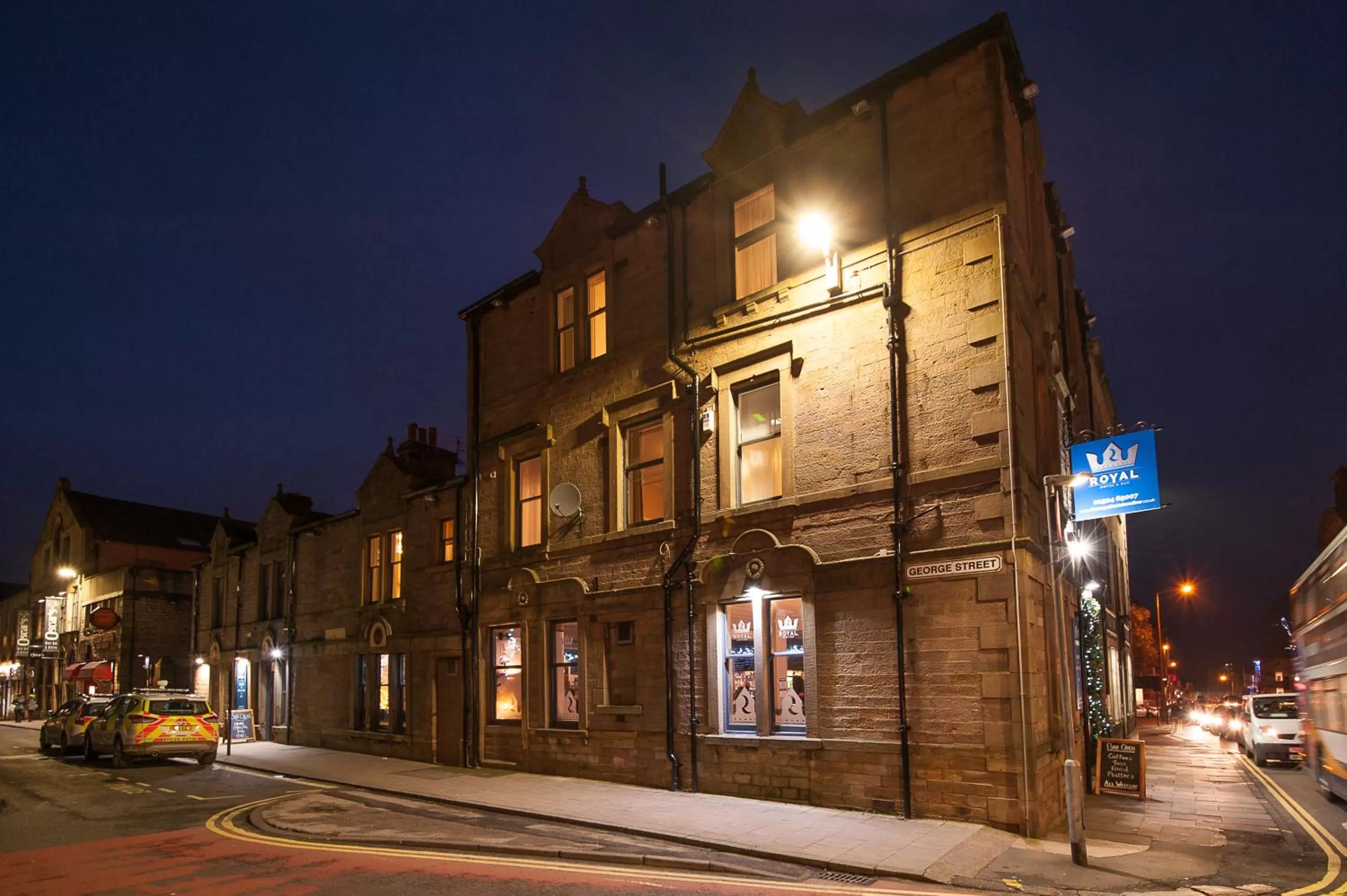 Street view in The Royal Hotel and Bar