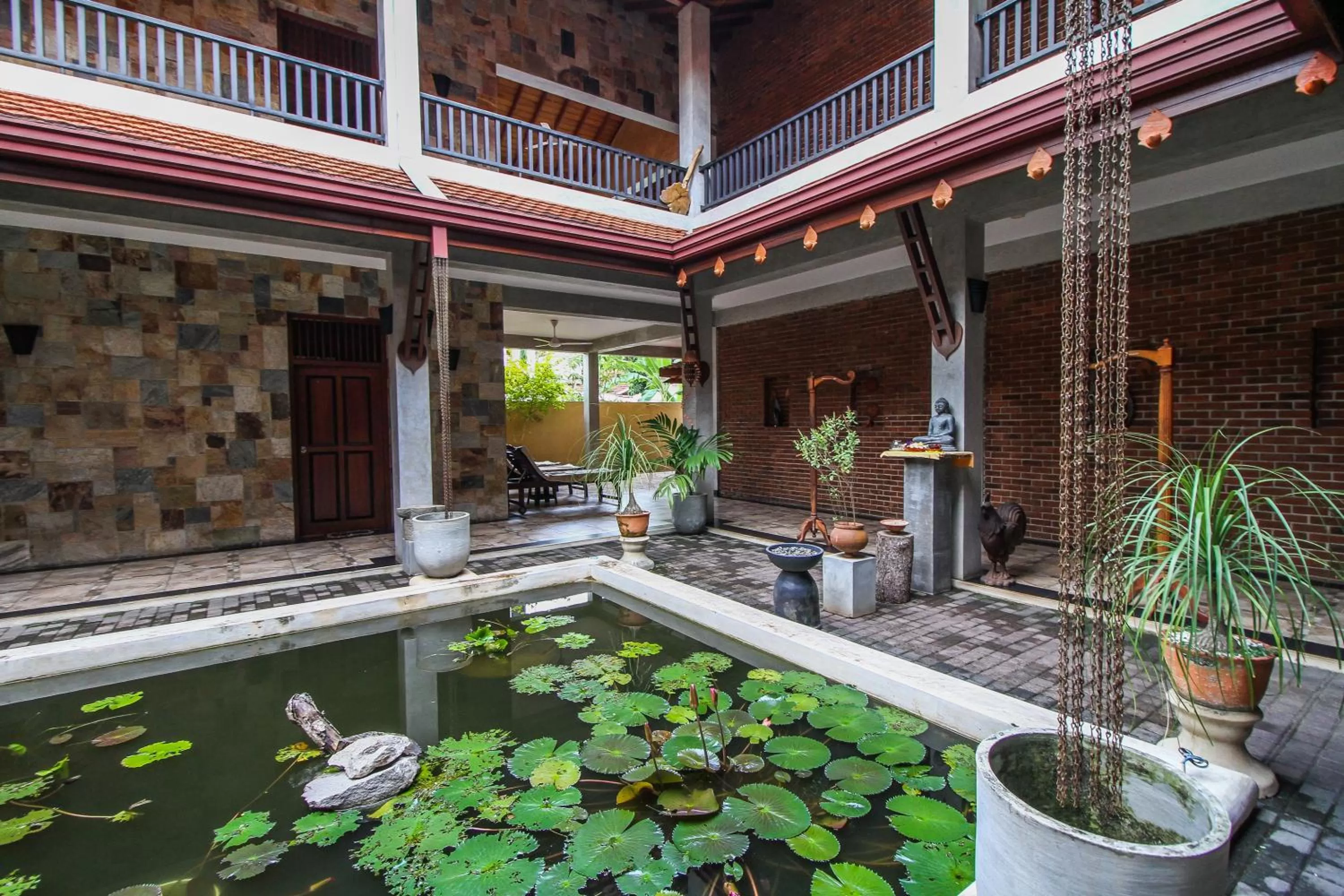 Patio in Jasmin Villa Ayurveda Resort