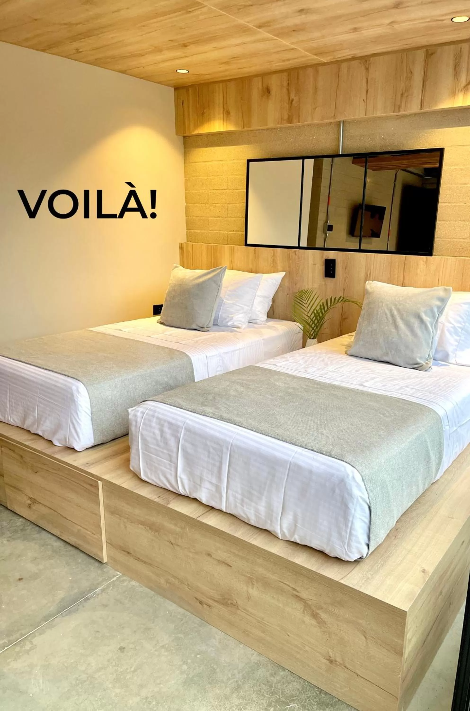 Bed in Beminimal Hotel