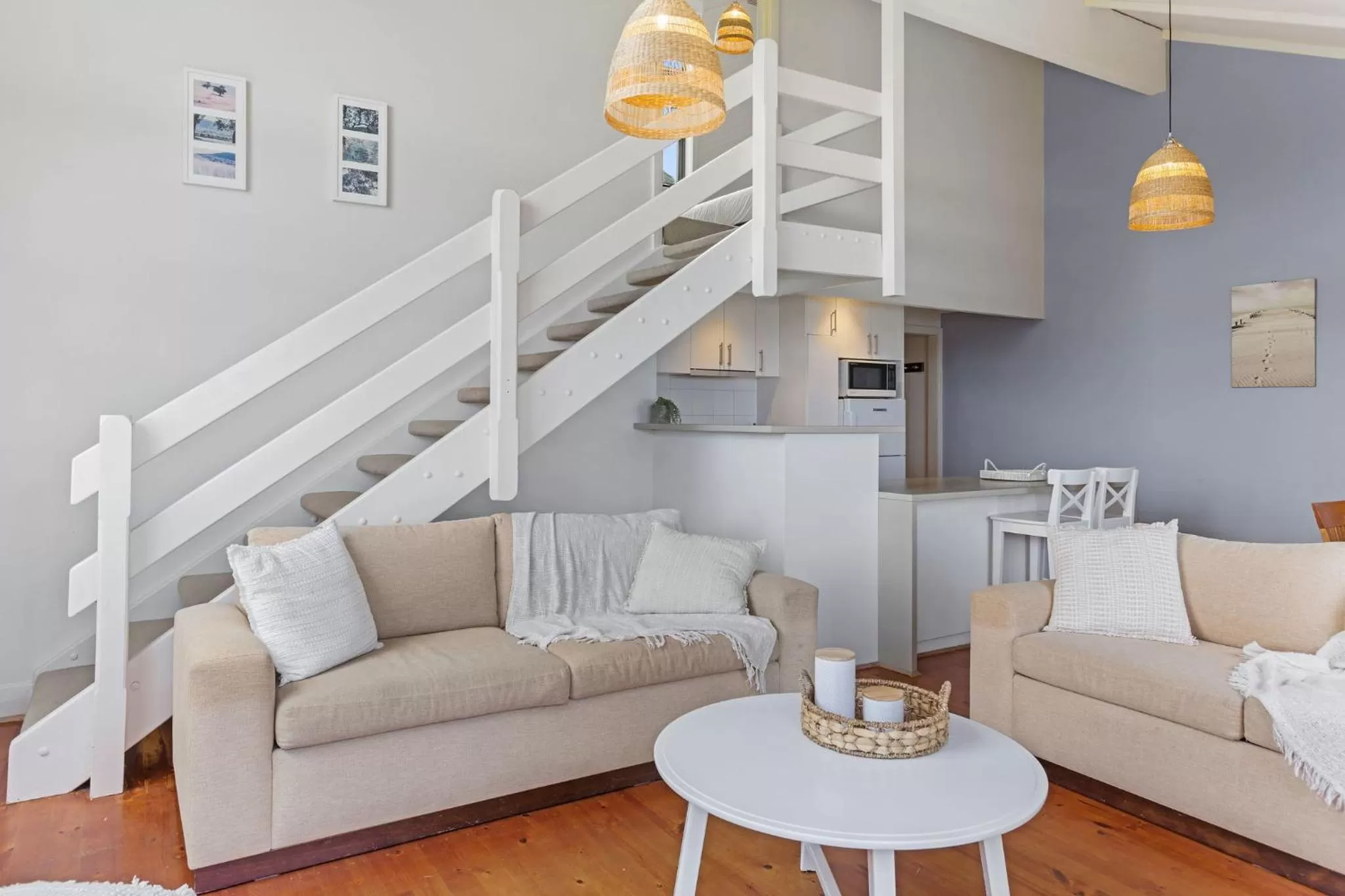 Seating Area in Whitecrest Eco Apartments Great Ocean Road