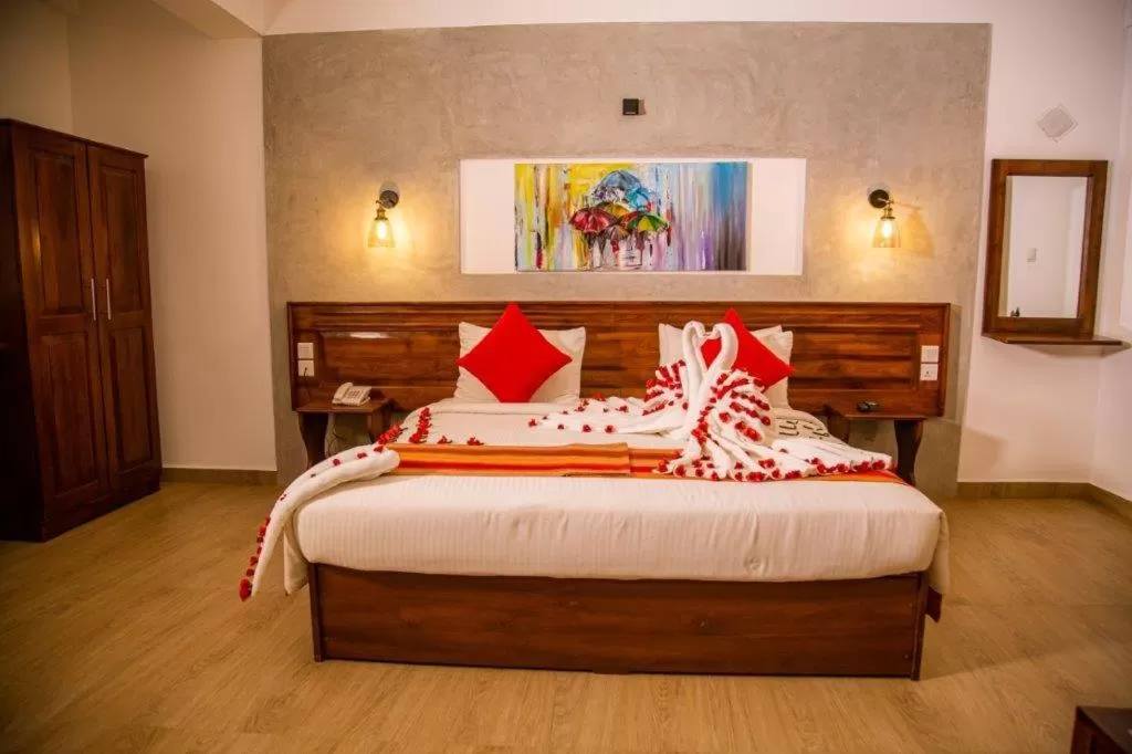 Bed in Seasons Villa - Nuwara Eliya