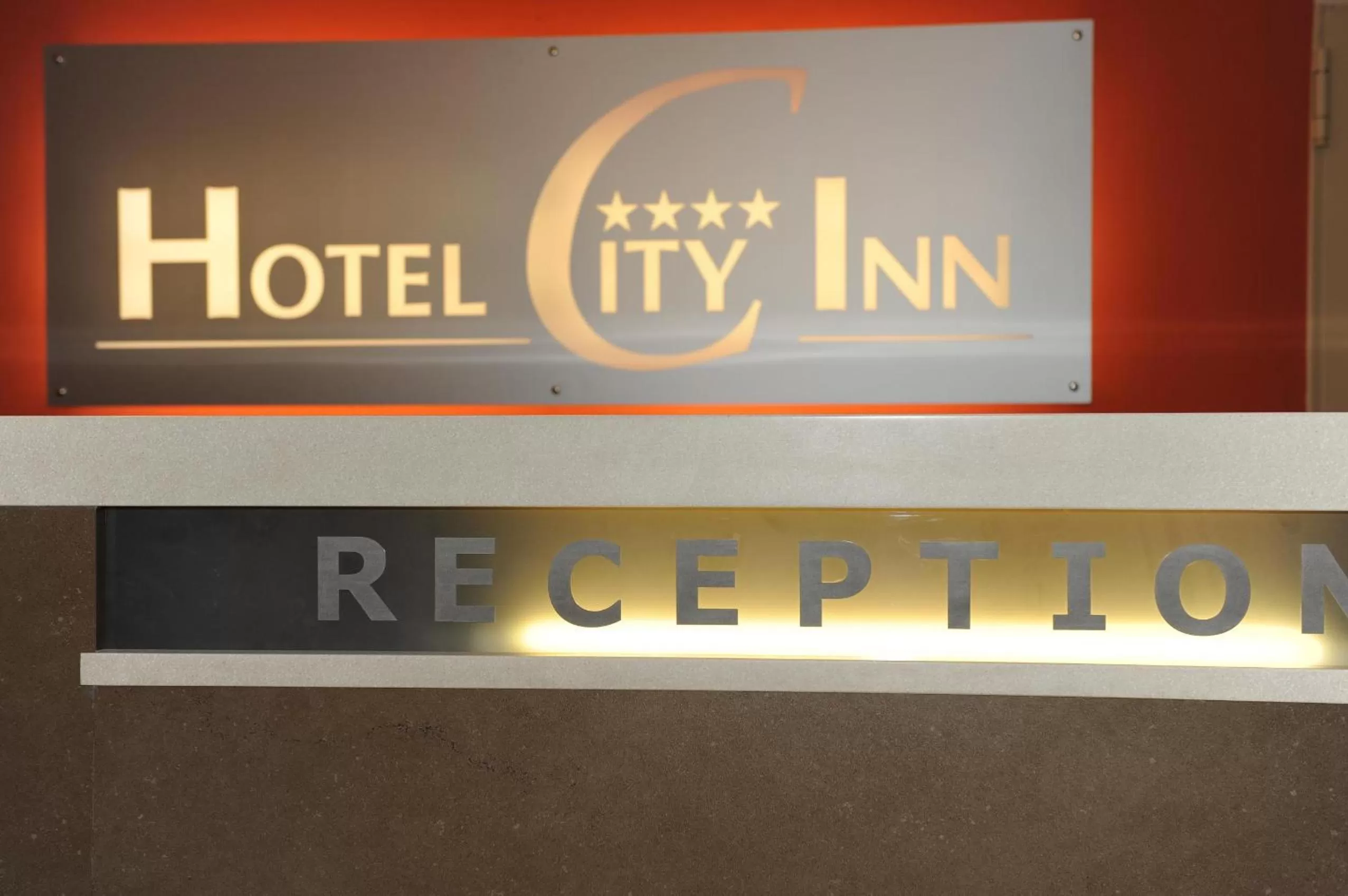 Lobby or reception in Hotel City Inn