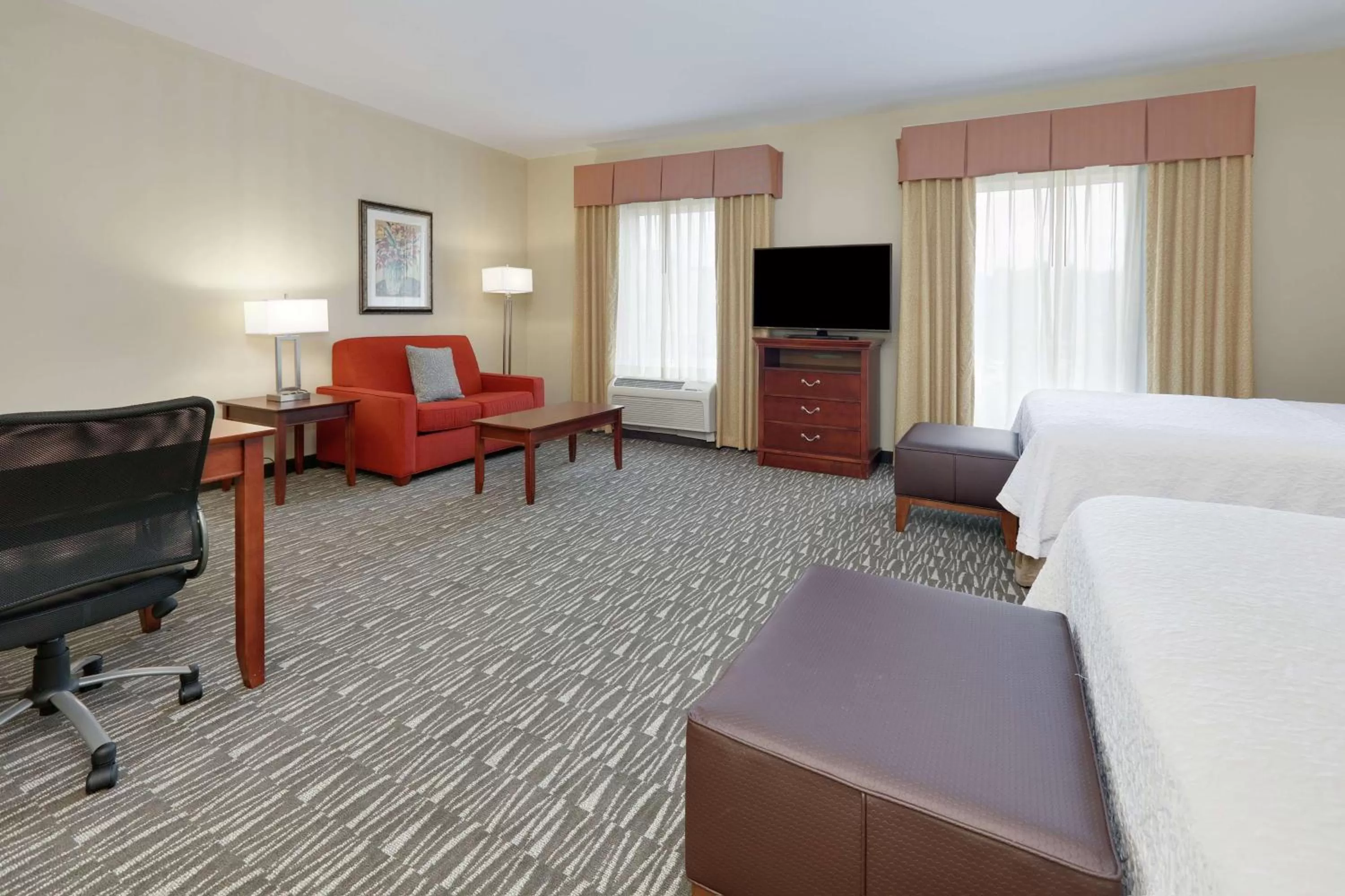 Bedroom, Bed in Hampton Inn & Suites Southern Pines-Pinehurst