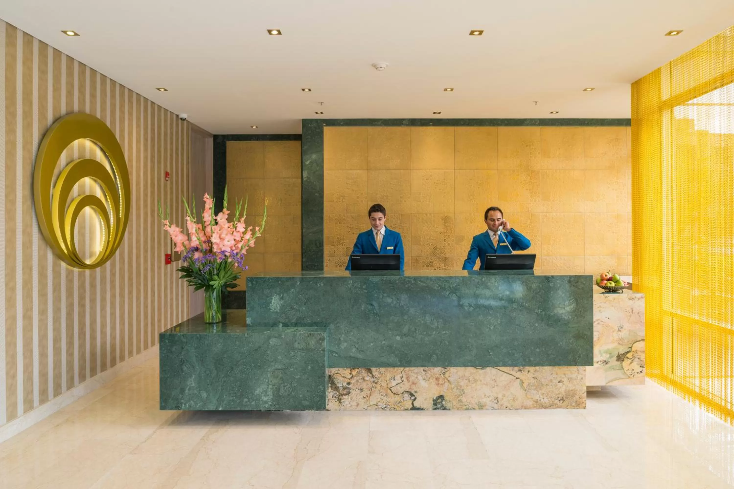 Lobby or reception in Hotel El Dorado Bogota